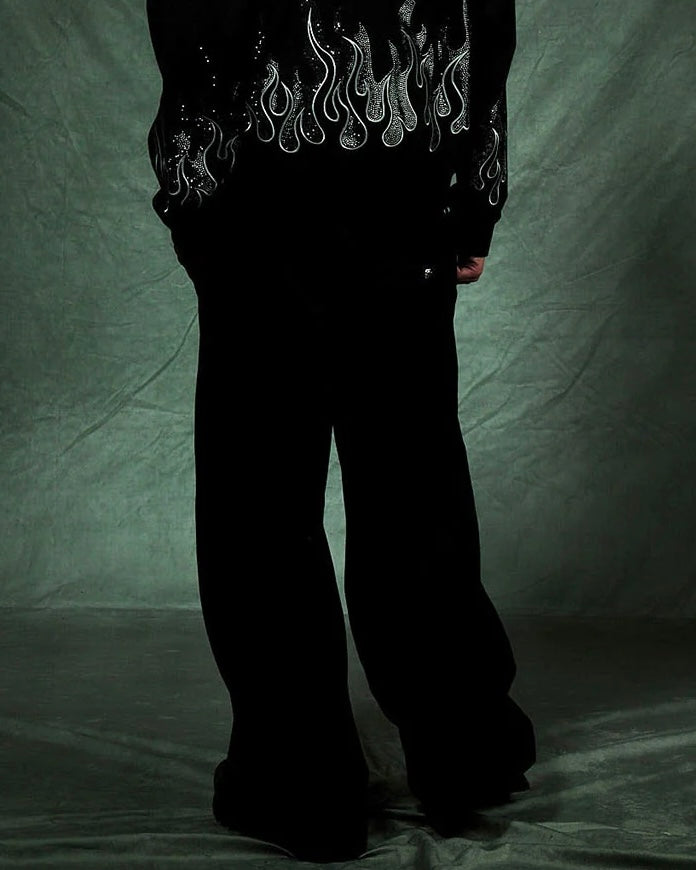 【SUPPLIER】Tribal Rhinestone Curve Sweat Pants