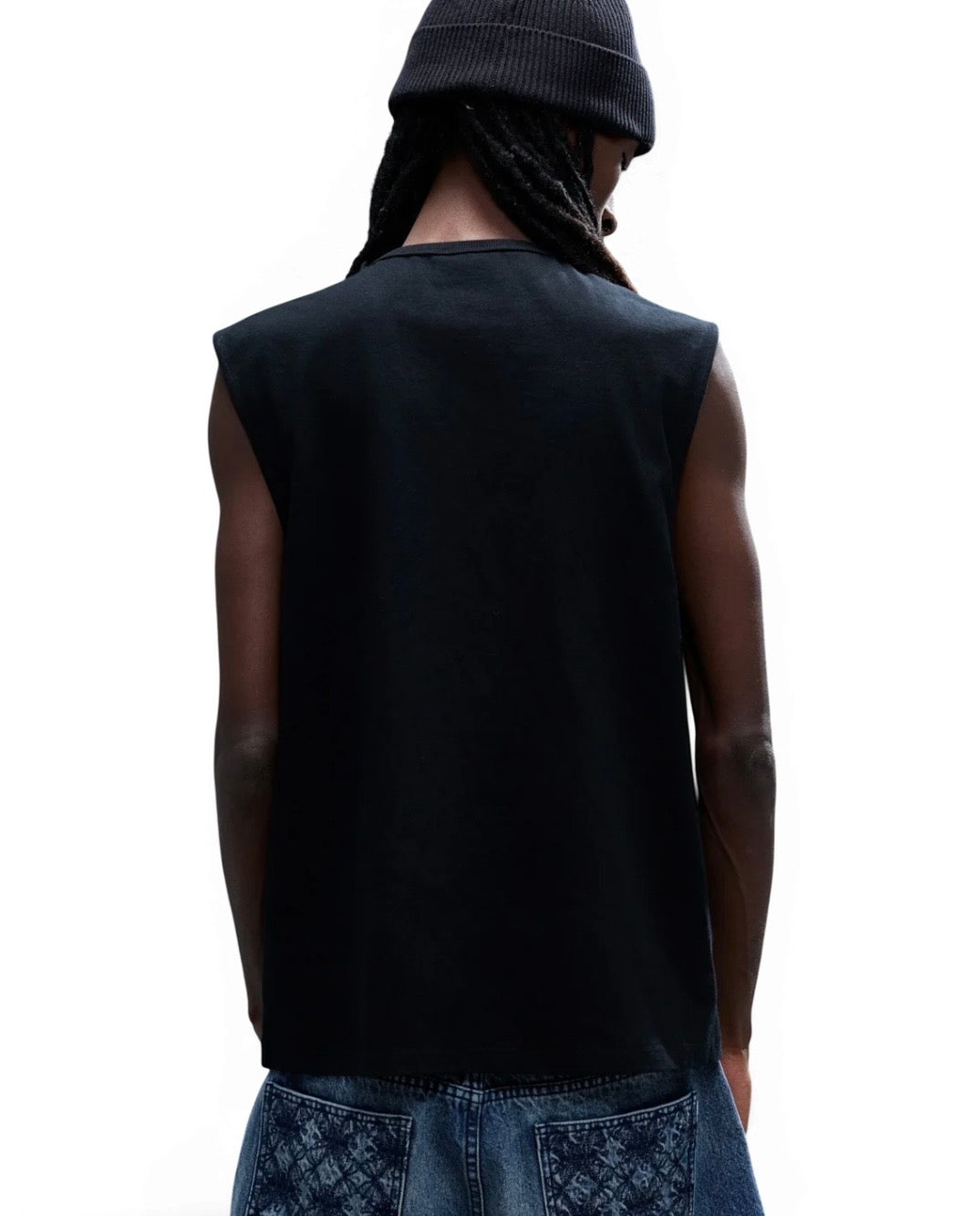 【The Boy Has No Patience】DOUBLE-HEADED EAGLE RHINESTONE VEST