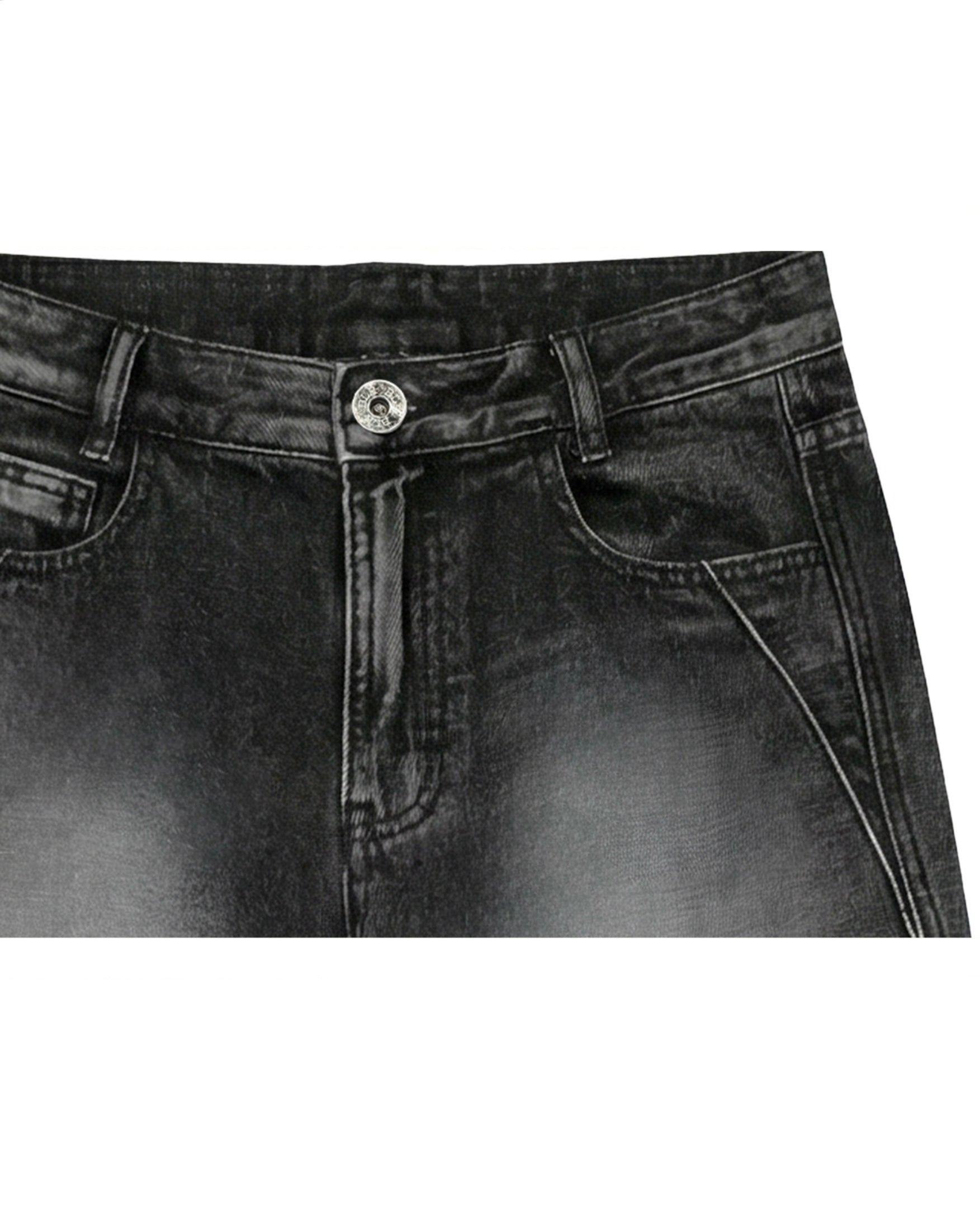 【BLR BLUER】Marked Silence Denim Pants