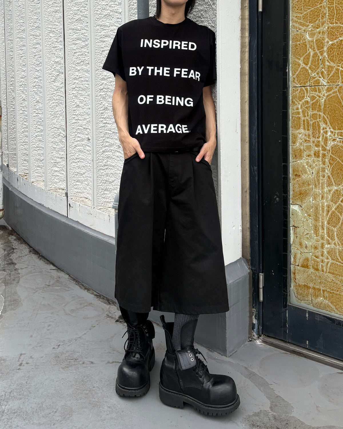 受注制【youll】message tee (3color)