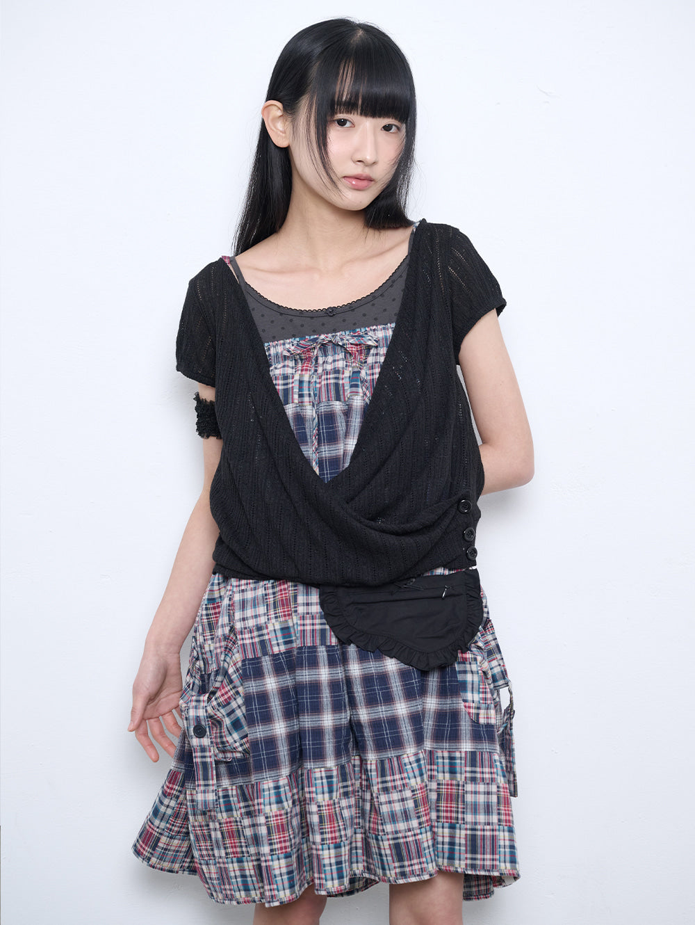 【TUOMIO】LIGHT LAYERED BOLERO