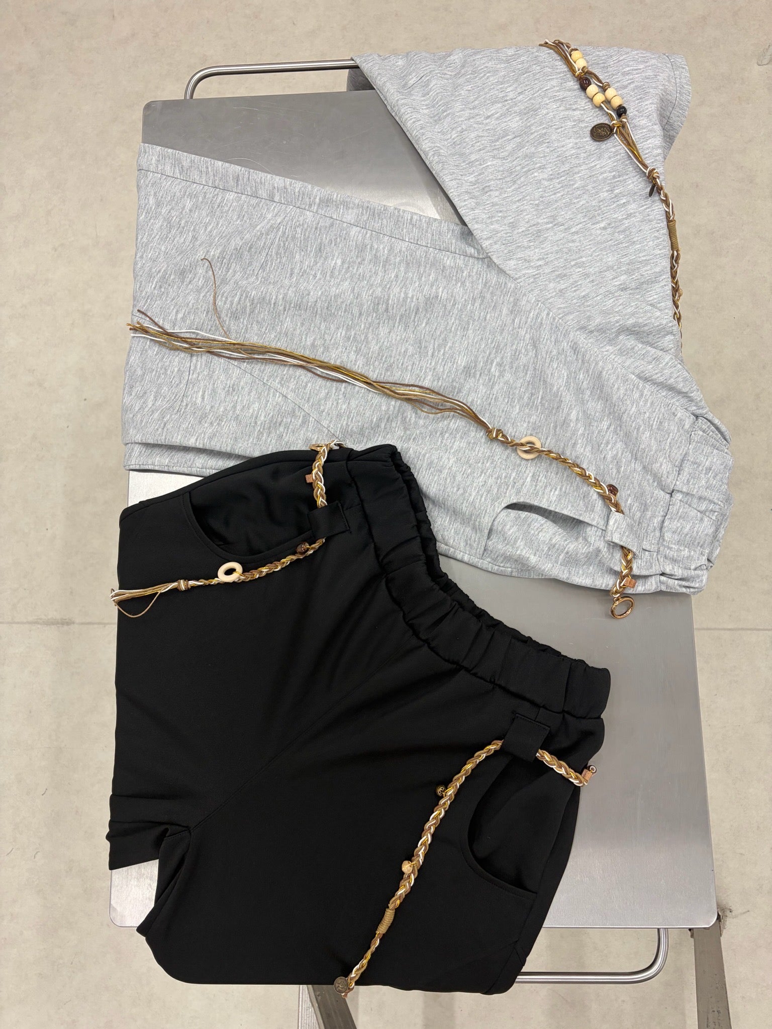 9/25 20:00 発売【Nerd out XU】nomad rope sweat pants