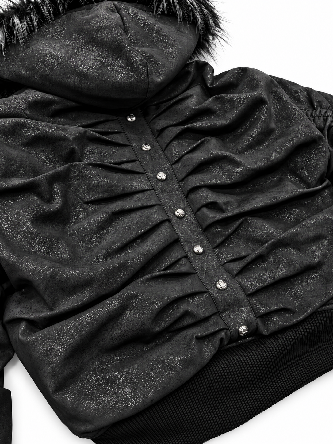 【DIG YOUR OWN GRAVE】SHIRRED FUR MA-1
