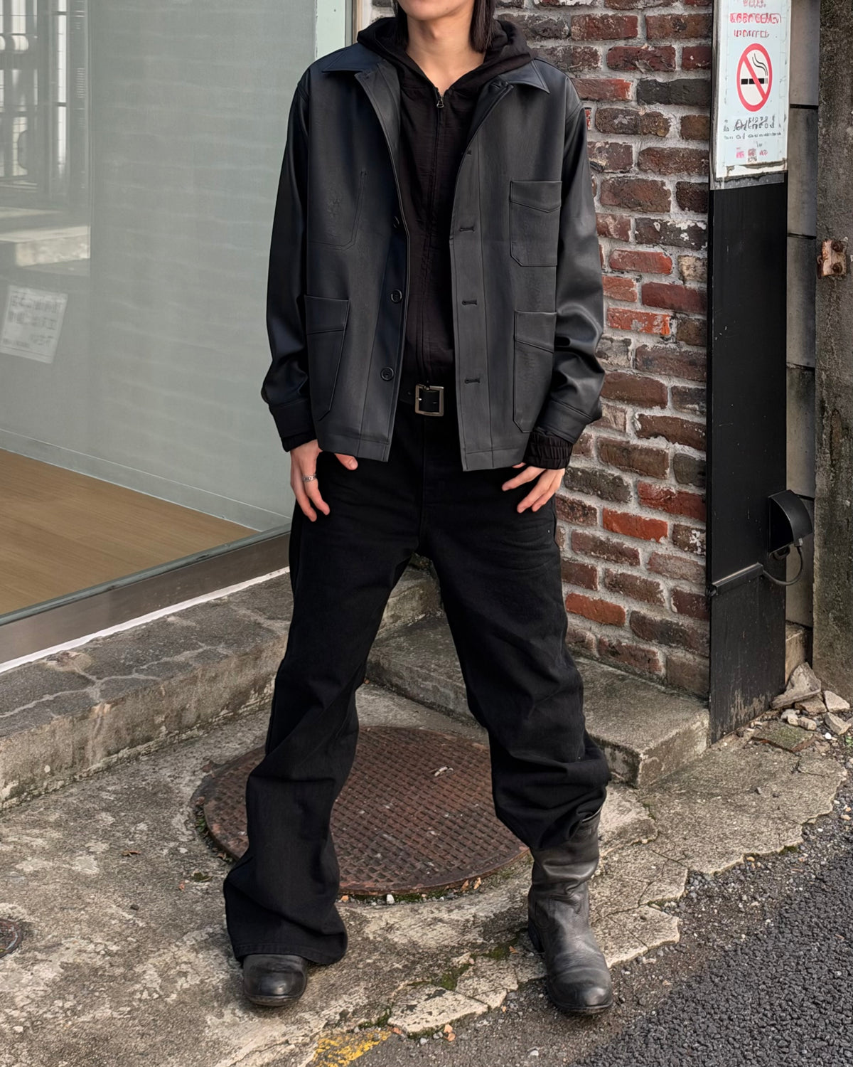 受注制【youll】slab zip up hoodie (2color)