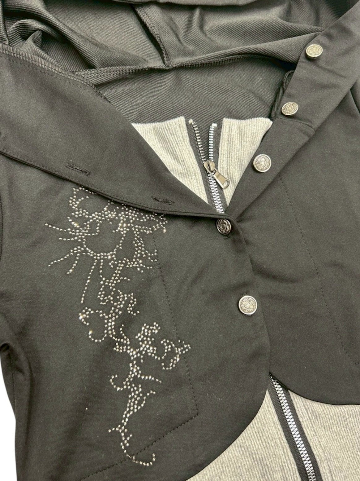 3/1 20:00発売 受注制【nmtc +】bi color vintage zip up hoodie / 【エヌエムティーシープラス】バイカラービンテージジップアップパーカー (2color)