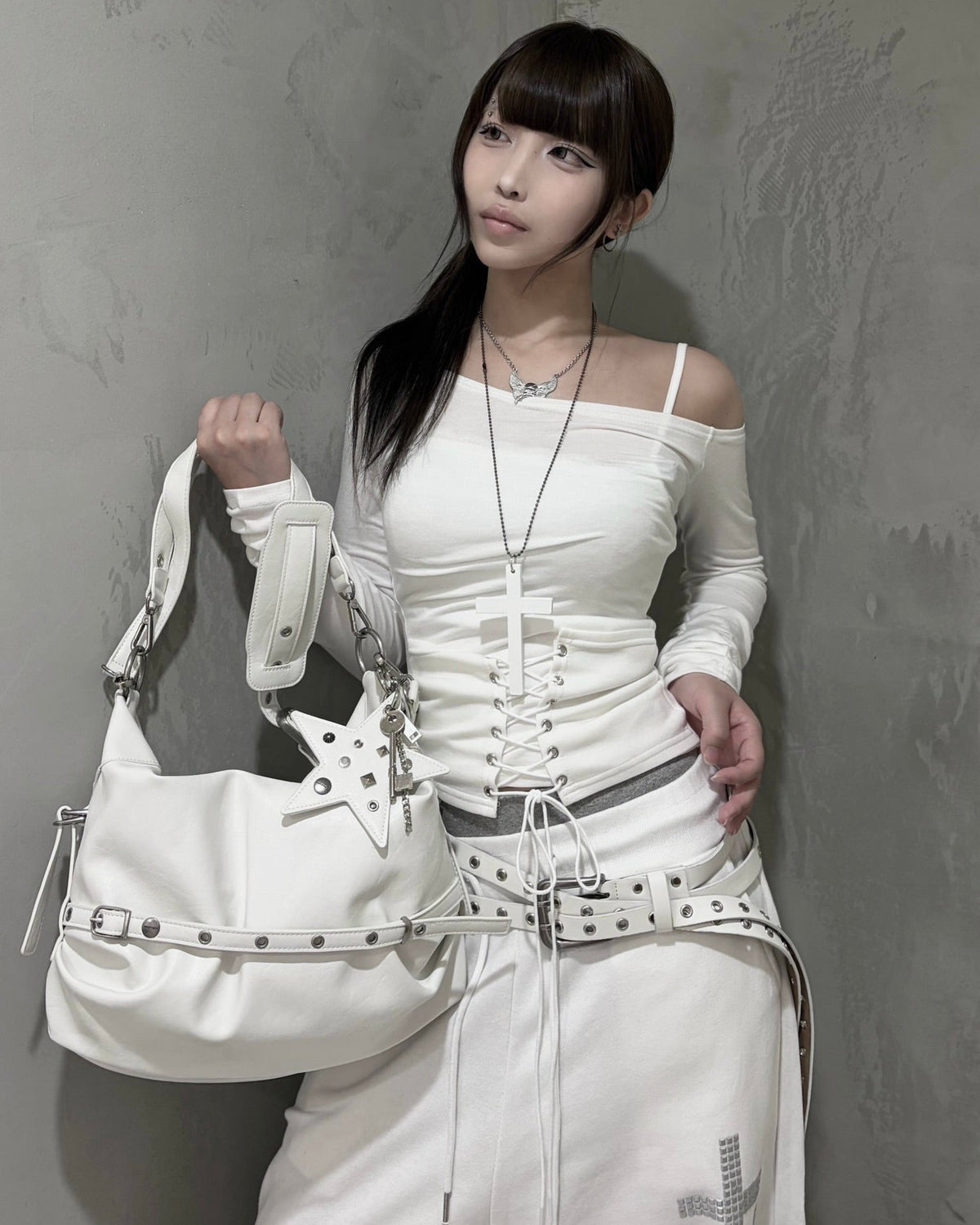 受注制【nmtc+】Corset Lace-Up Long Sleeve (3color)
