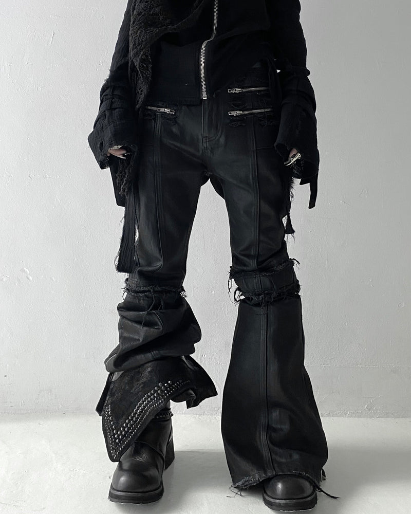 【YIKAI LABORATORY】syncope waxed denim
