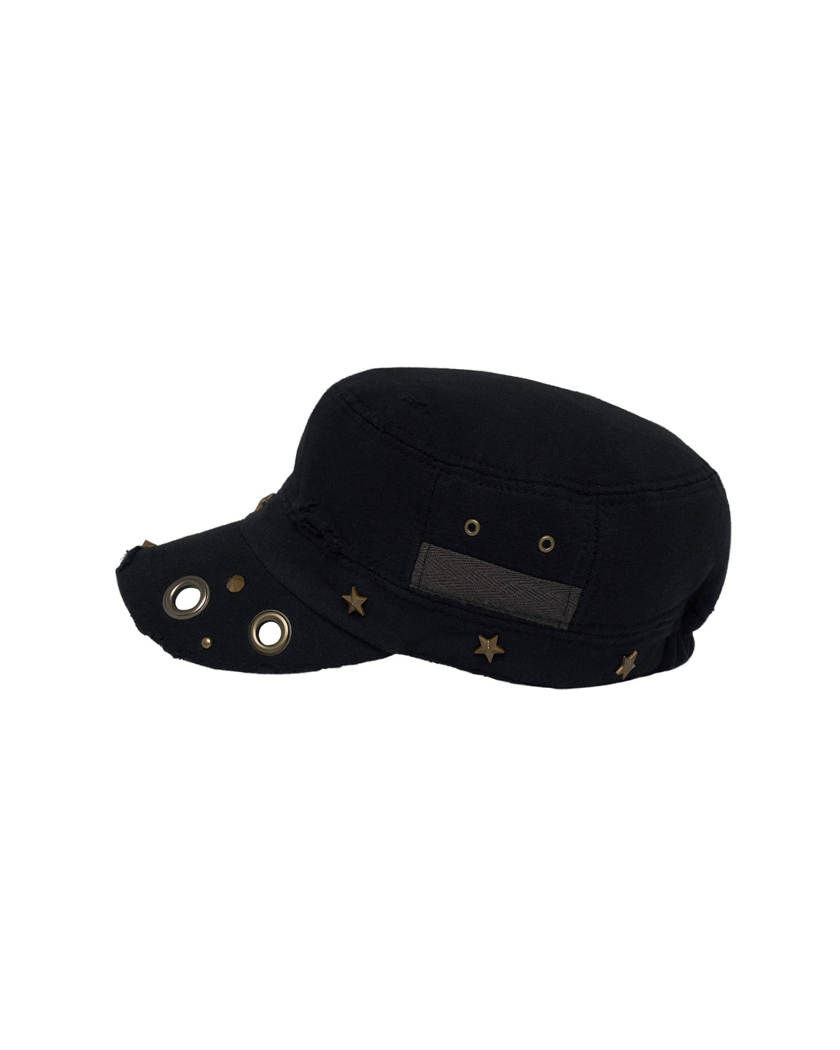 【LECYTO】Eyelet Distressed Patrol Cap