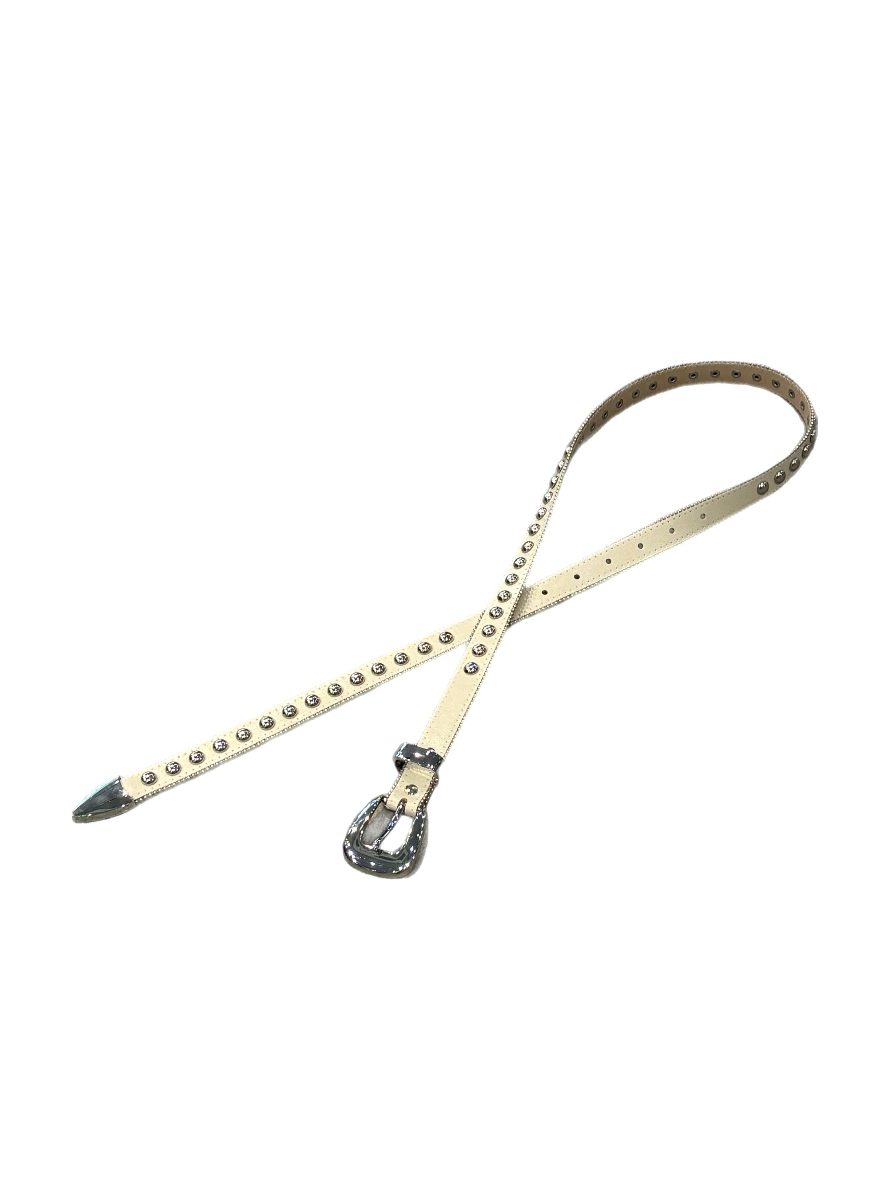 受注制【Never mind the XU】studs belt (2color)
