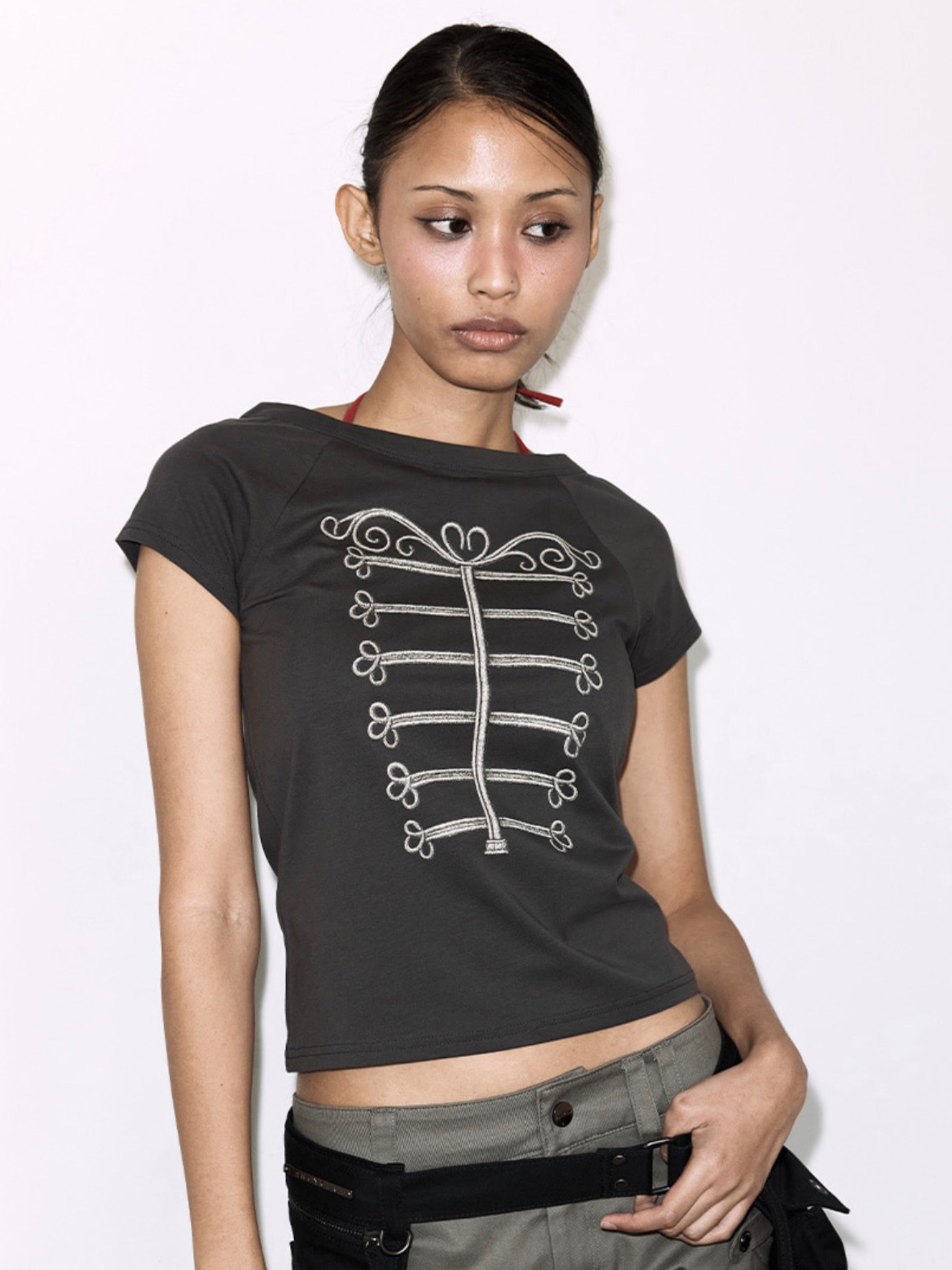 【FANCY CLUB】IMPERIAL BOATNECK TOP