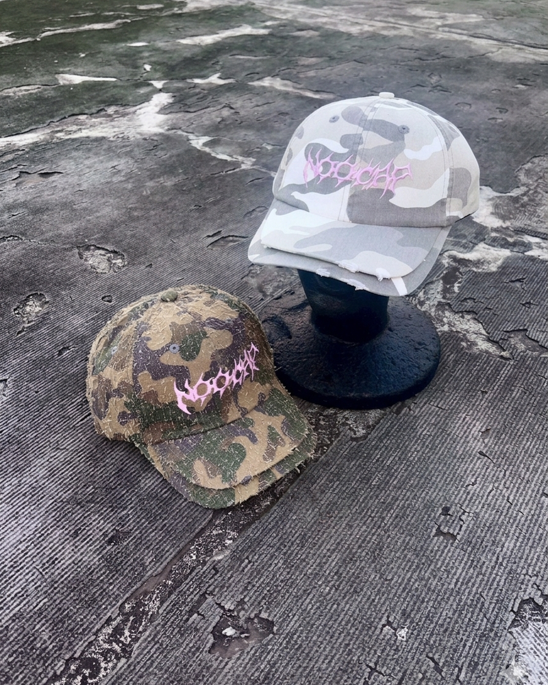 国際配送【BABY09】 y2k camouflage layered cap (2color)