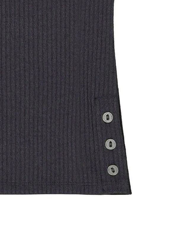 【ROCK CAKE】Side Button Sleeveless