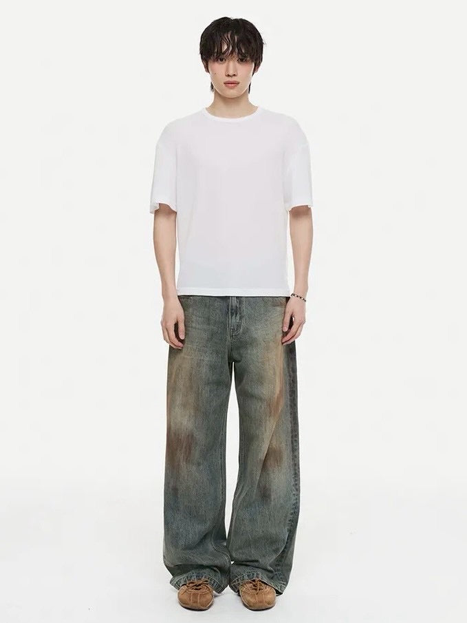 【DNSR】Cool Tencel Waffle Crop T-Shirt