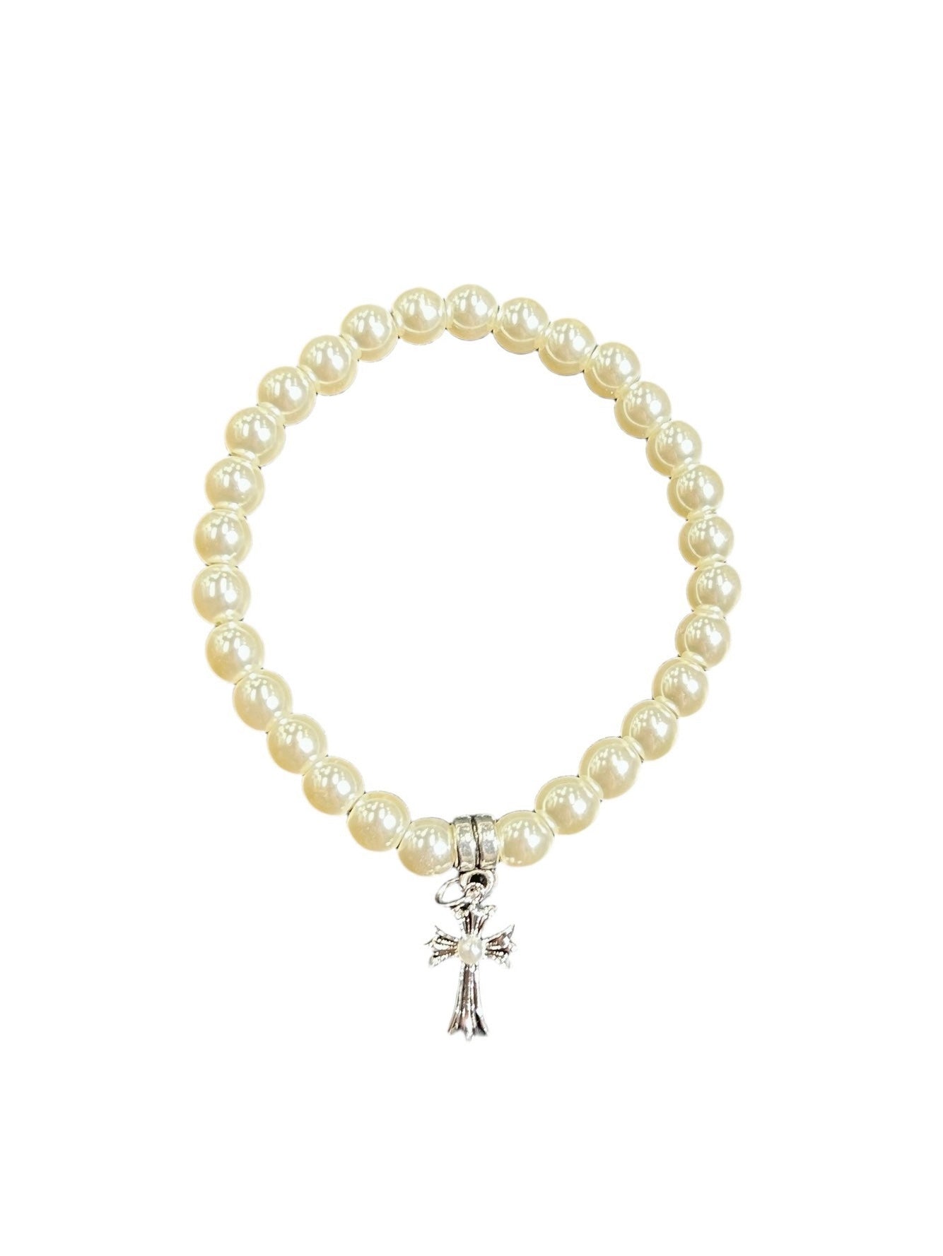 受注制【nmtc+】cross bracelet (2color)