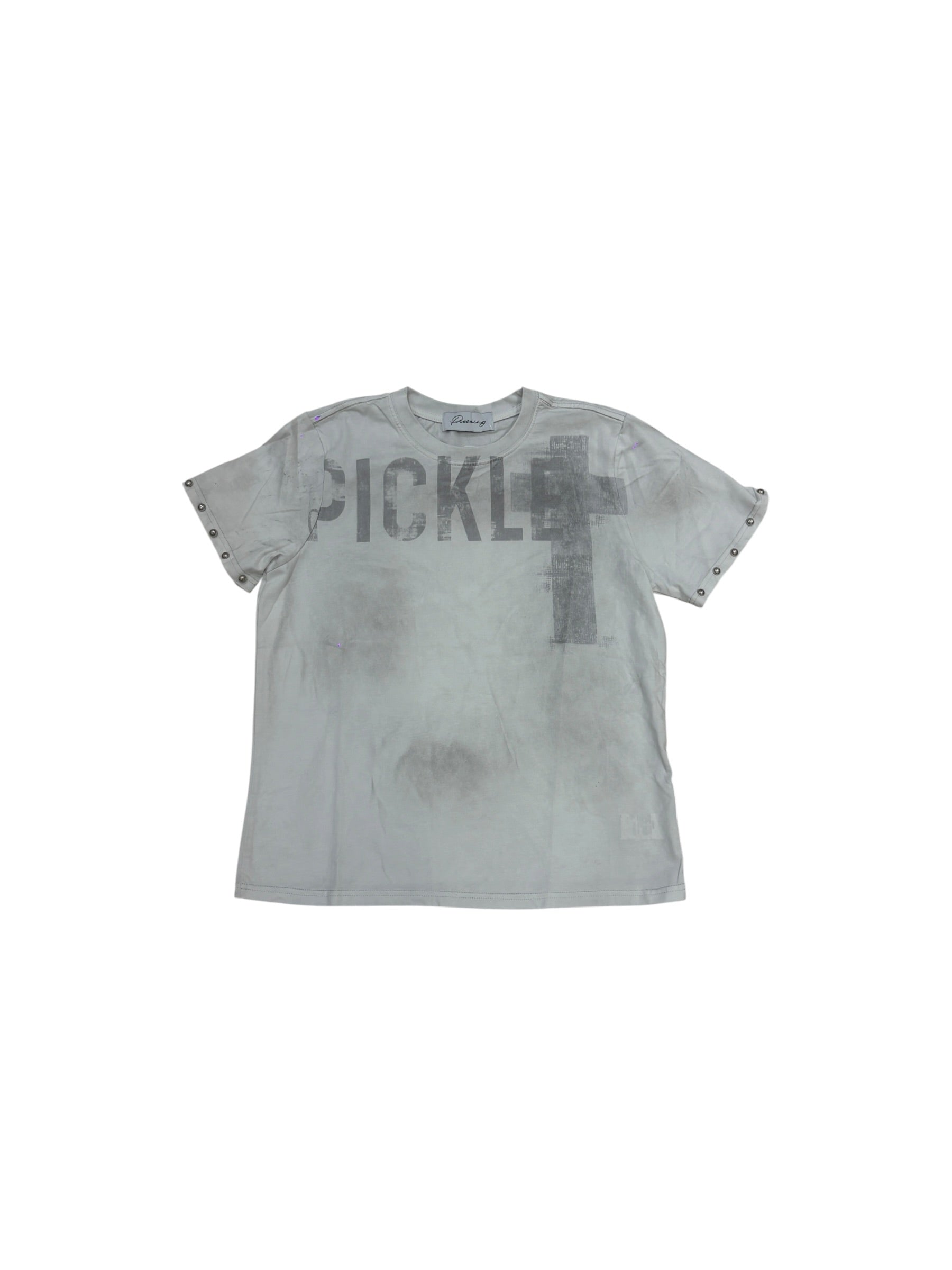 国際配送【Never mind the XU】dark angel wash tee (2color)