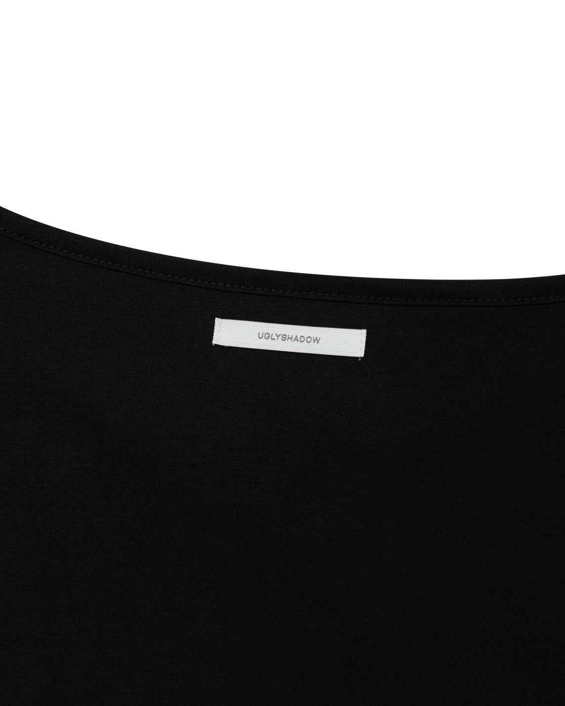 【Uglyshadow】PLACKET RIBBED T-SHIRT