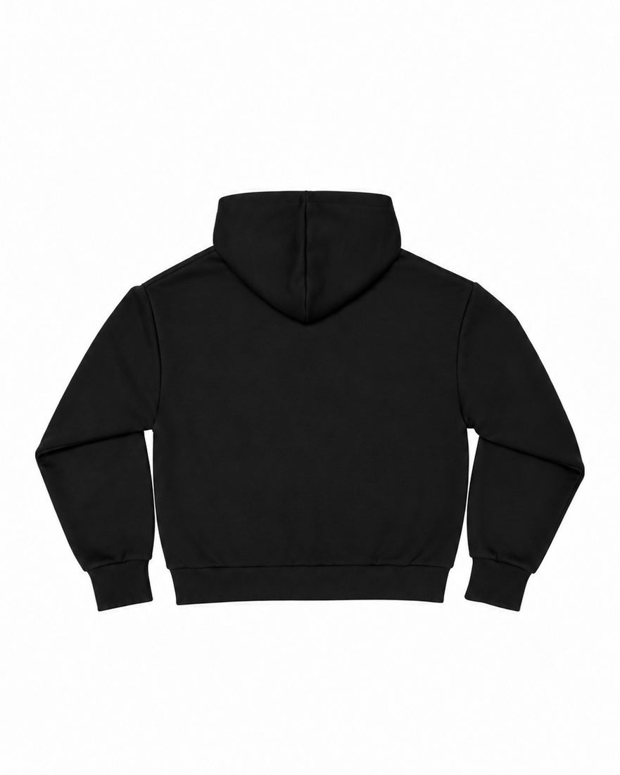 受注制【Never mind the XU】SCRIPT EYELET ZIP HOODIE (3color)