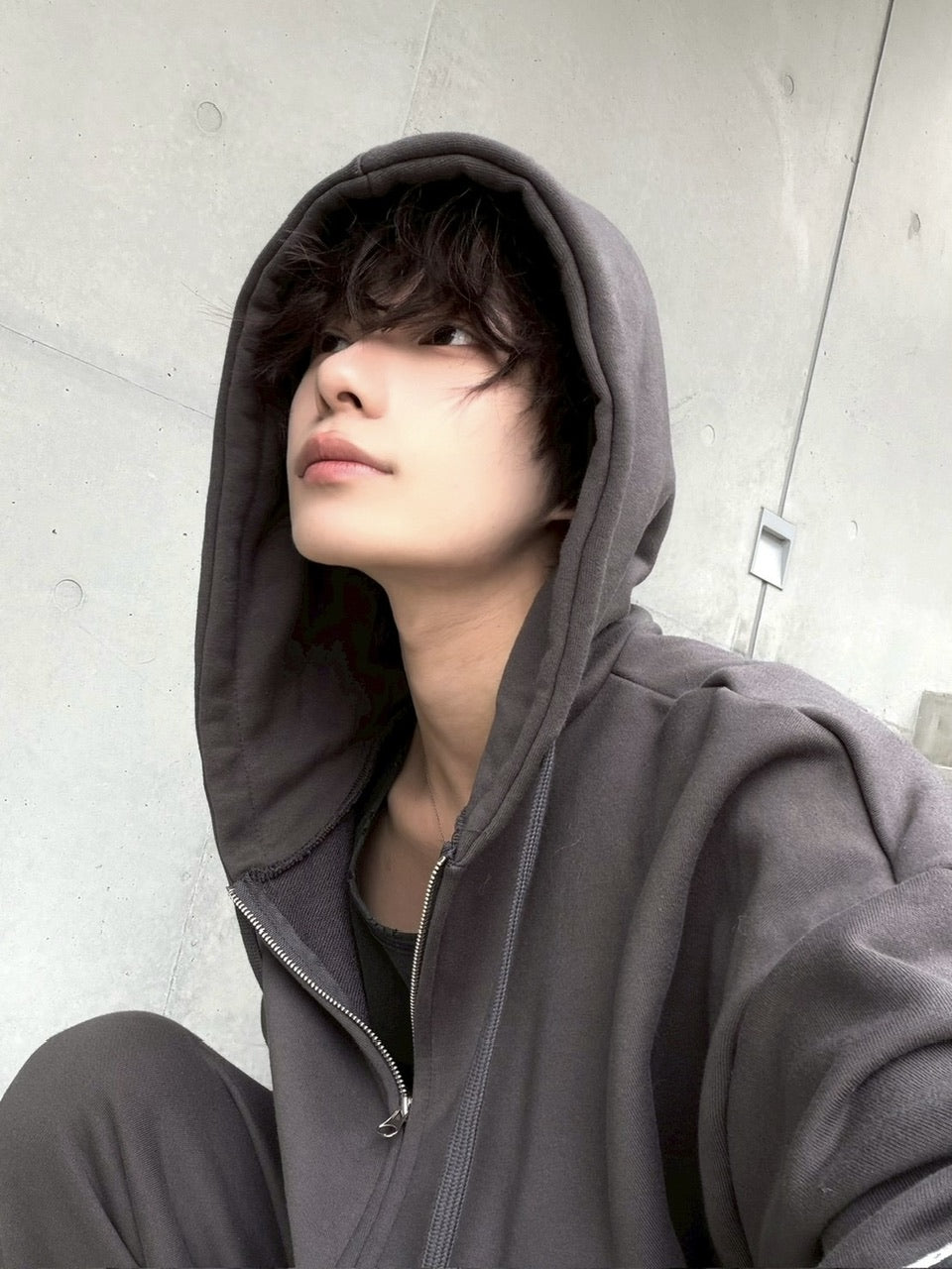 受注制【LUV CODE】star rivet zip up hoodie (2color) – PRESSING WEB