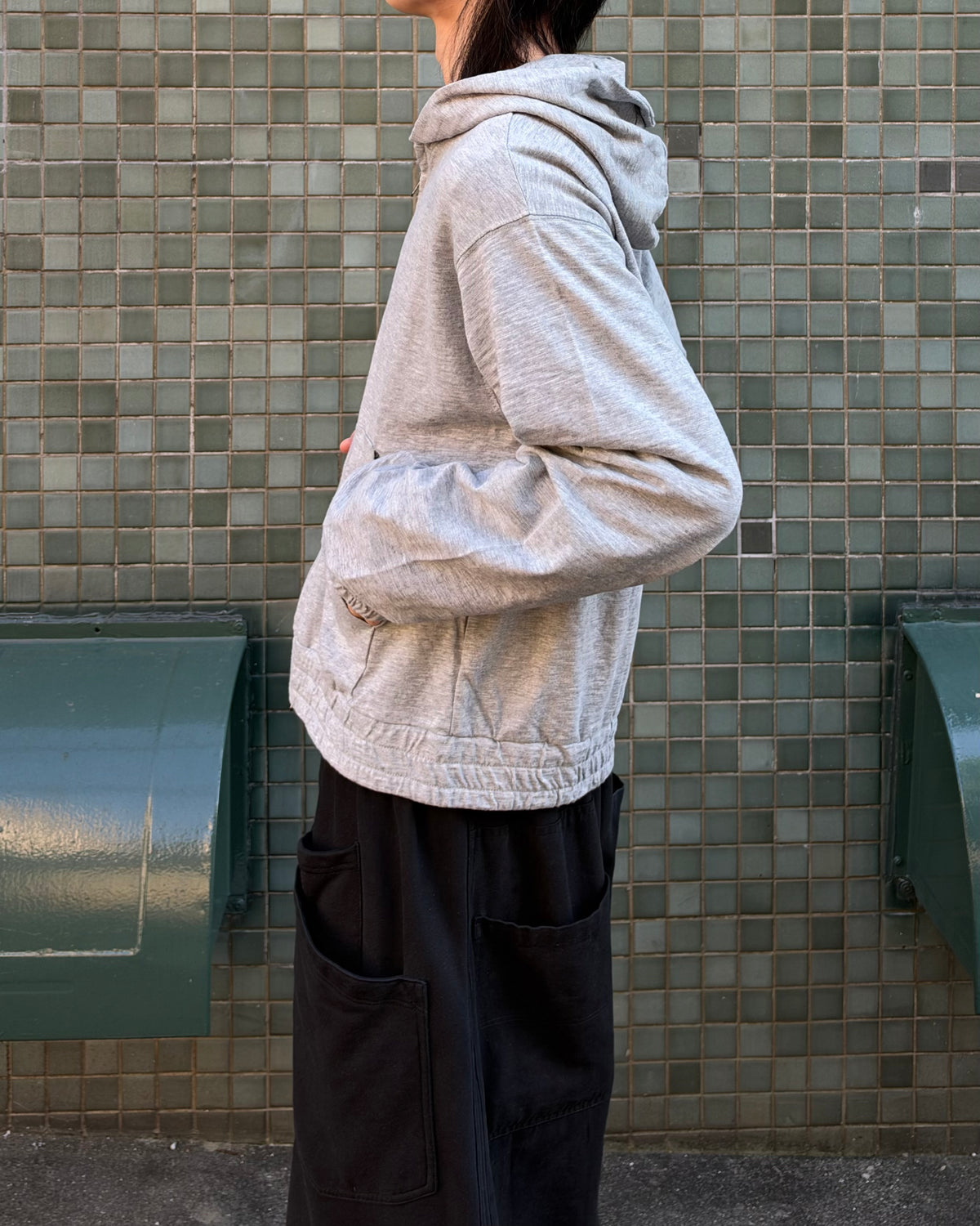 受注制【youll】slab zip up hoodie (2color)