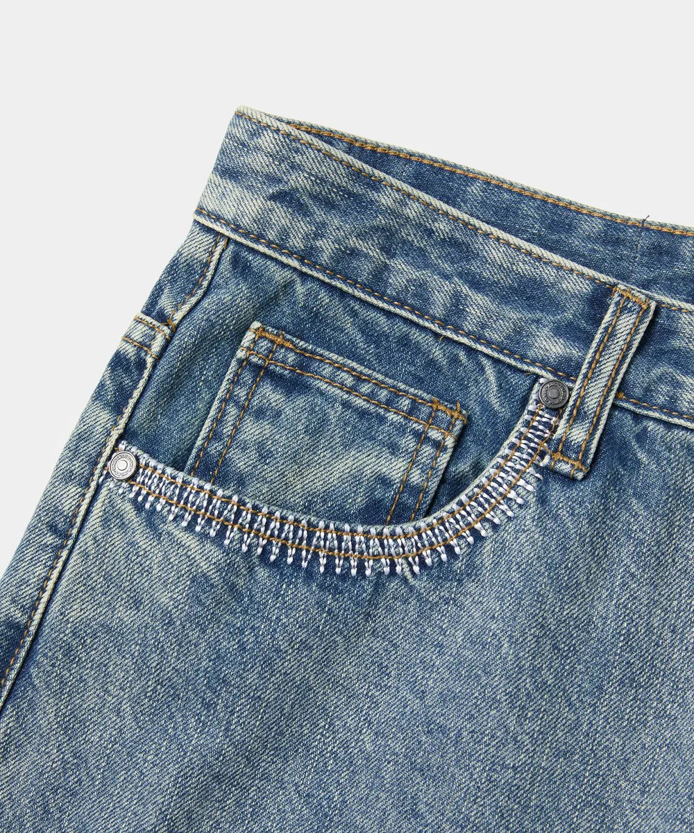 【DNSR】Spider Stitch Denim Pants