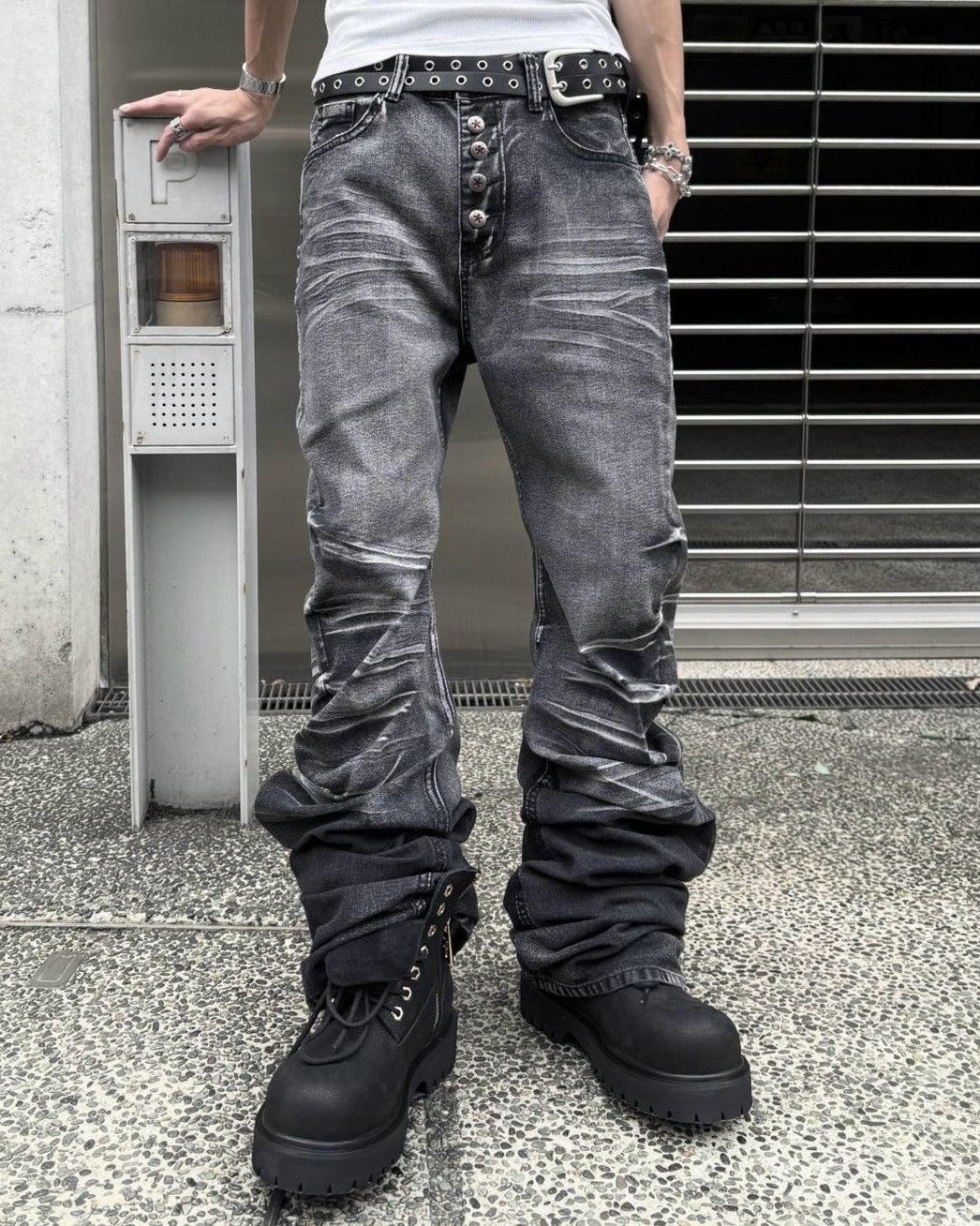 受注制【nmtc+】Lace Up Work Boots
