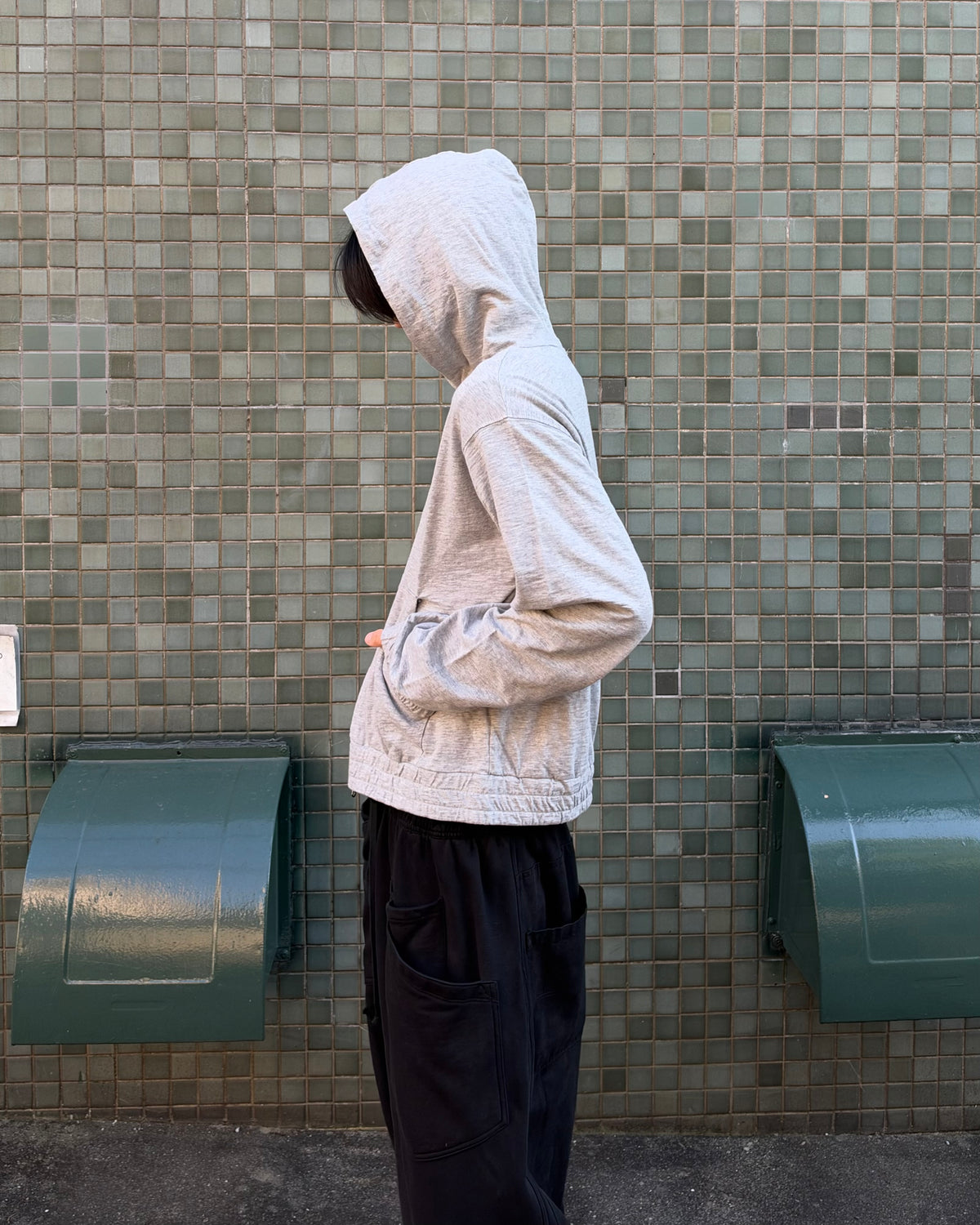 受注制【youll】slab zip up hoodie (2color)