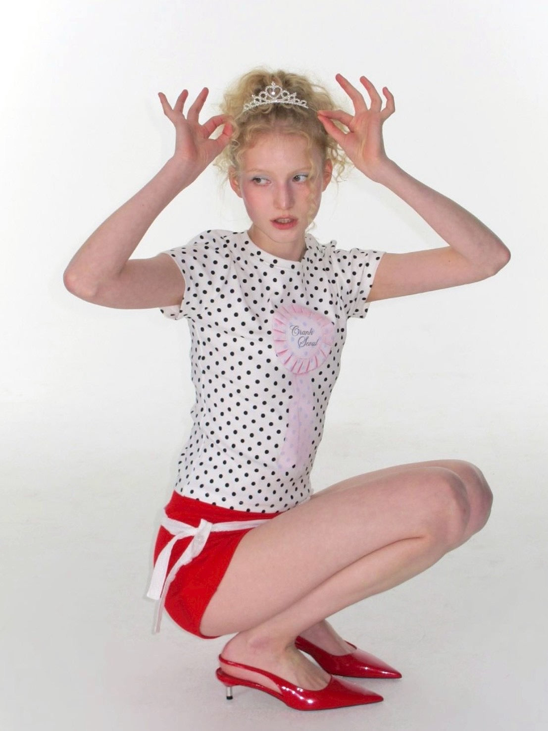 【CRANK】ROSETTE GRAPHIC TOP