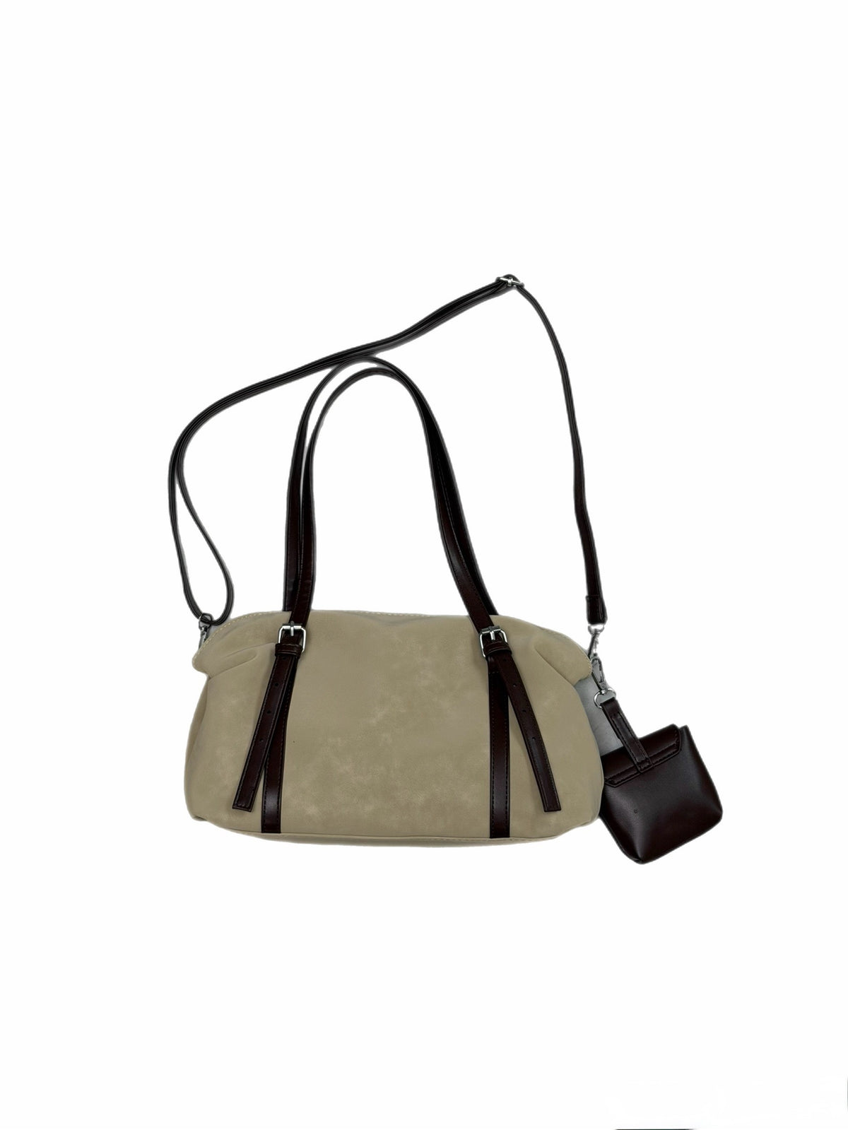 受注制【OaKS】suede pouch shoulder bag (2color)