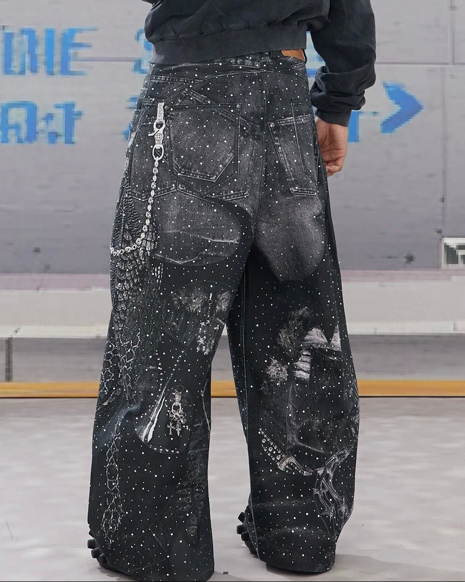 【DND4DES】Armor Full Rhinestone Pants