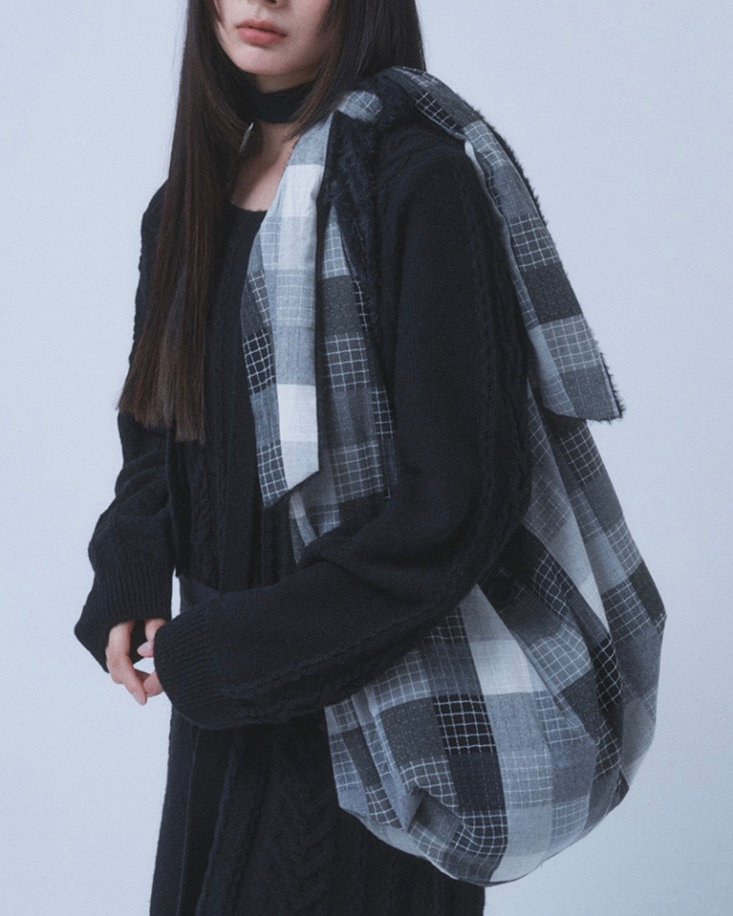 【TUOMIO】PATCHWORK REVERSIBLE BAG