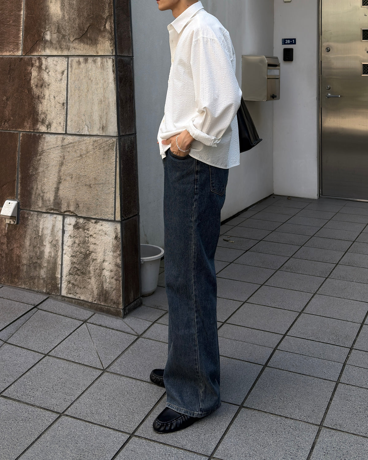 東京店WEB限定受注制【Chikashitsu +】gather penny loafer (2color)