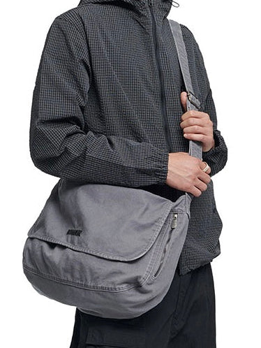 【NOMANUAL】WASHED CANVAS CROSS BAG