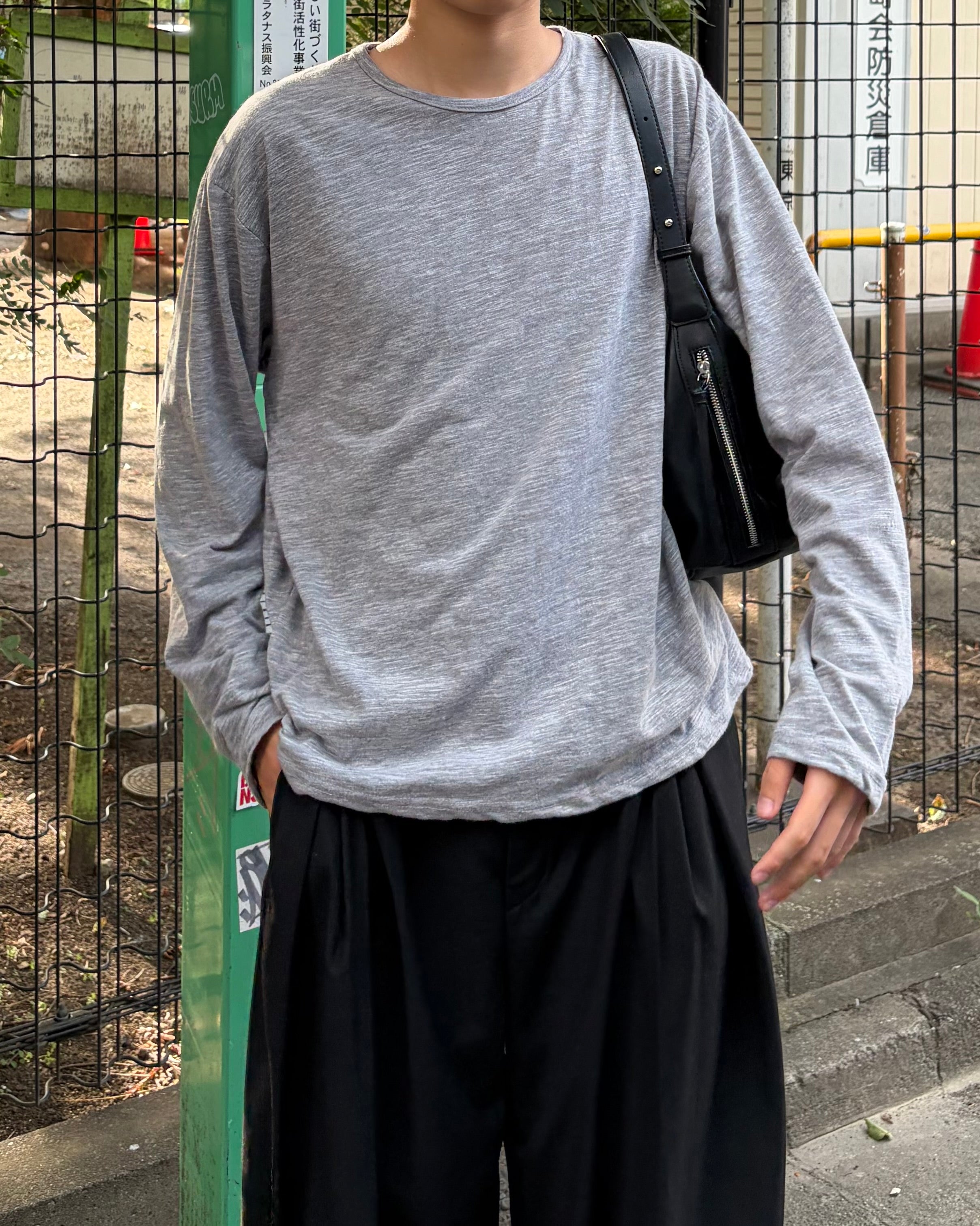東京店WEB限定受注制【Chikashitsu +】summer slub long sleeve (4color)