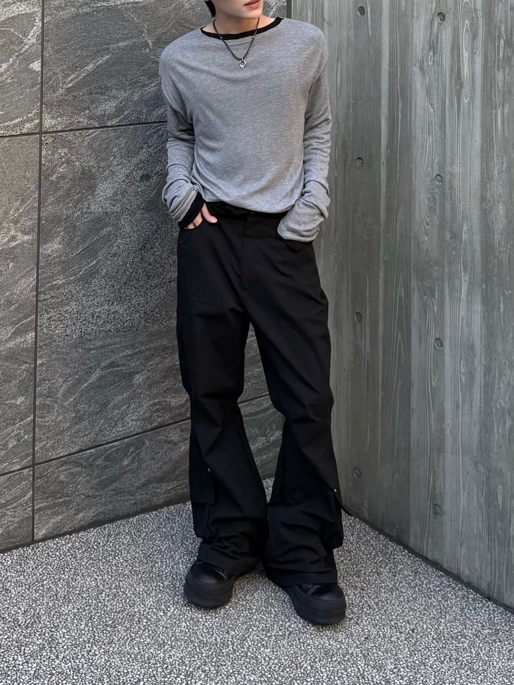 大阪店WEB限定受注制【Chikashitsu +】bootcut utility cargo pants