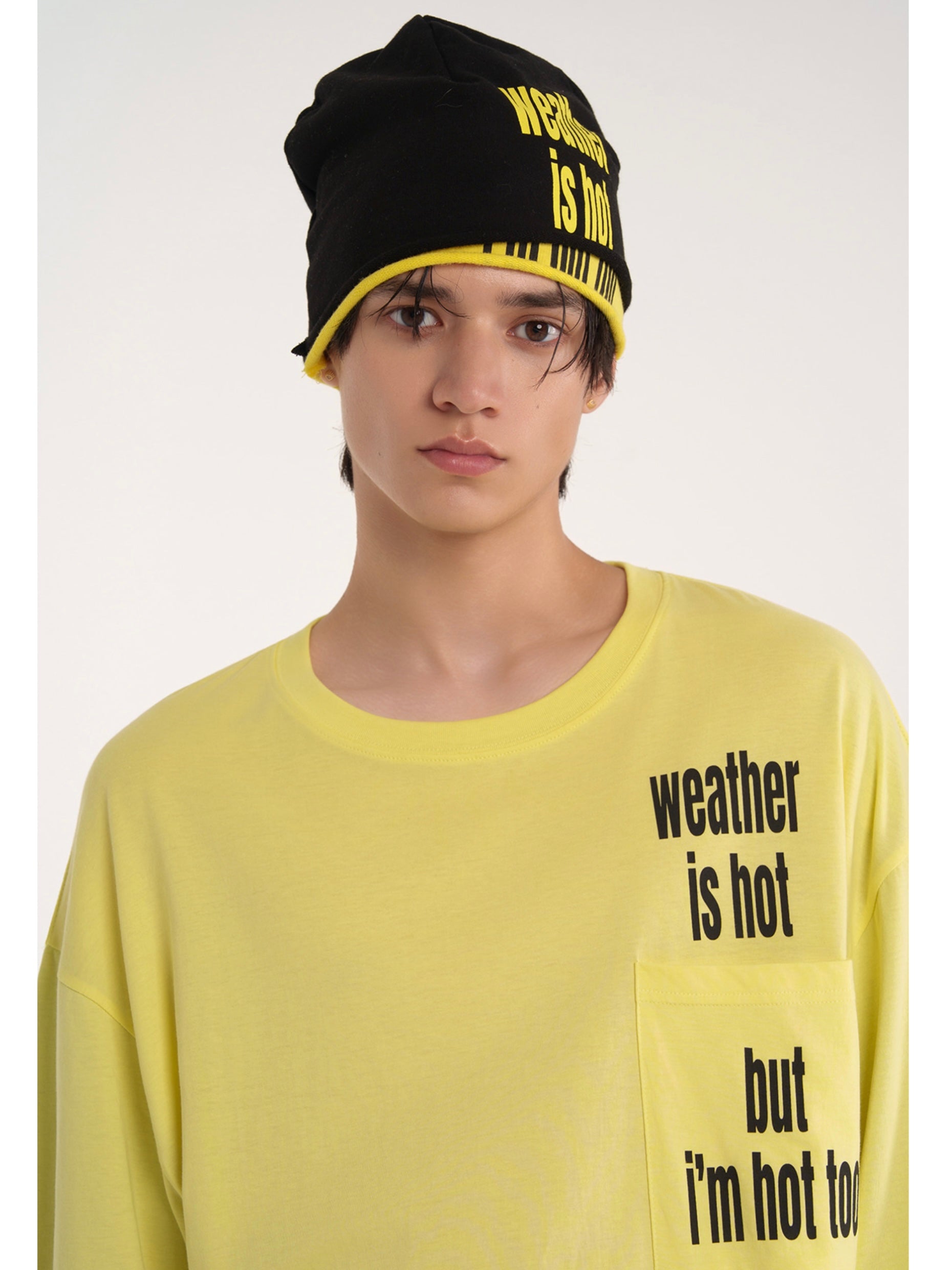 【ESC STUDIO】I'm hot double beanie
