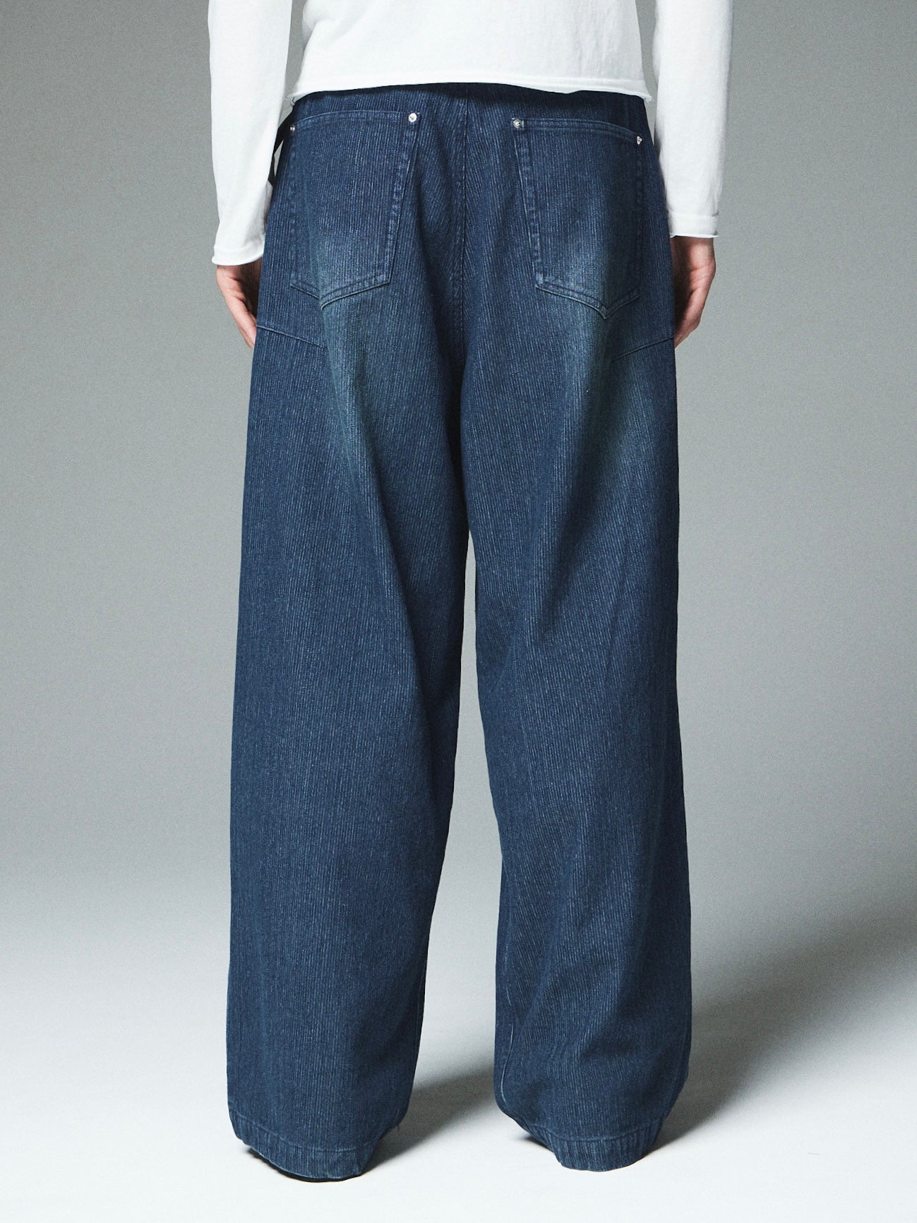 【CS】chain twill denim pants