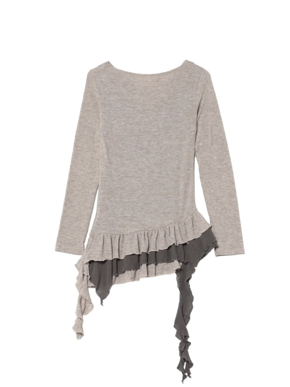 【Never mind the XU】layered long sleeve (2color)