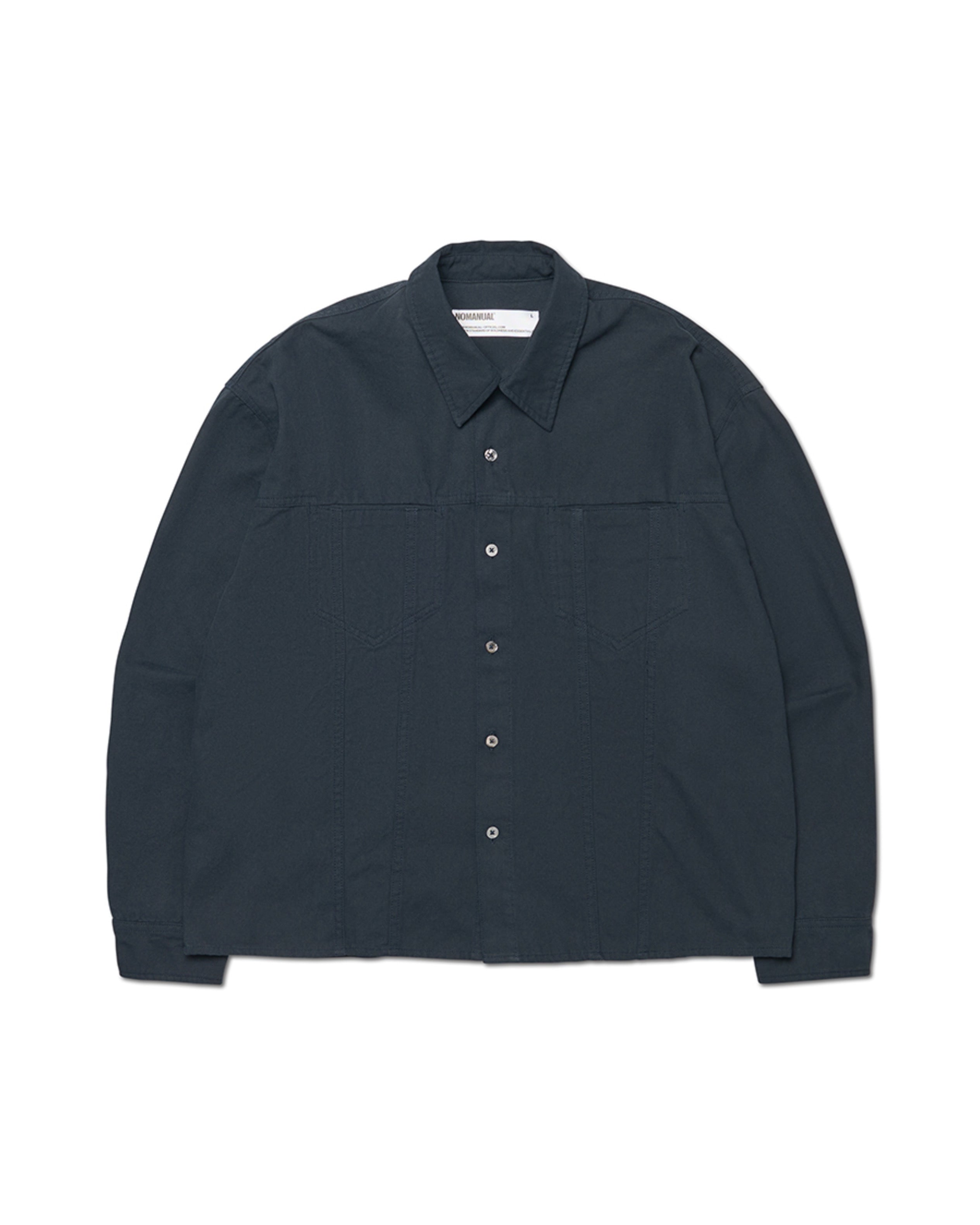 【NOMANUAL】M.L CROP SHIRT