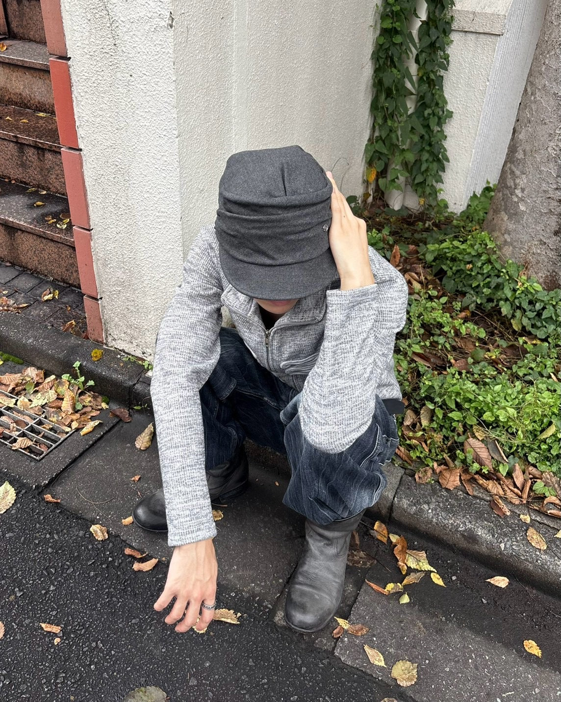 受注制【nmtc+】Ruched Casquette (2color)