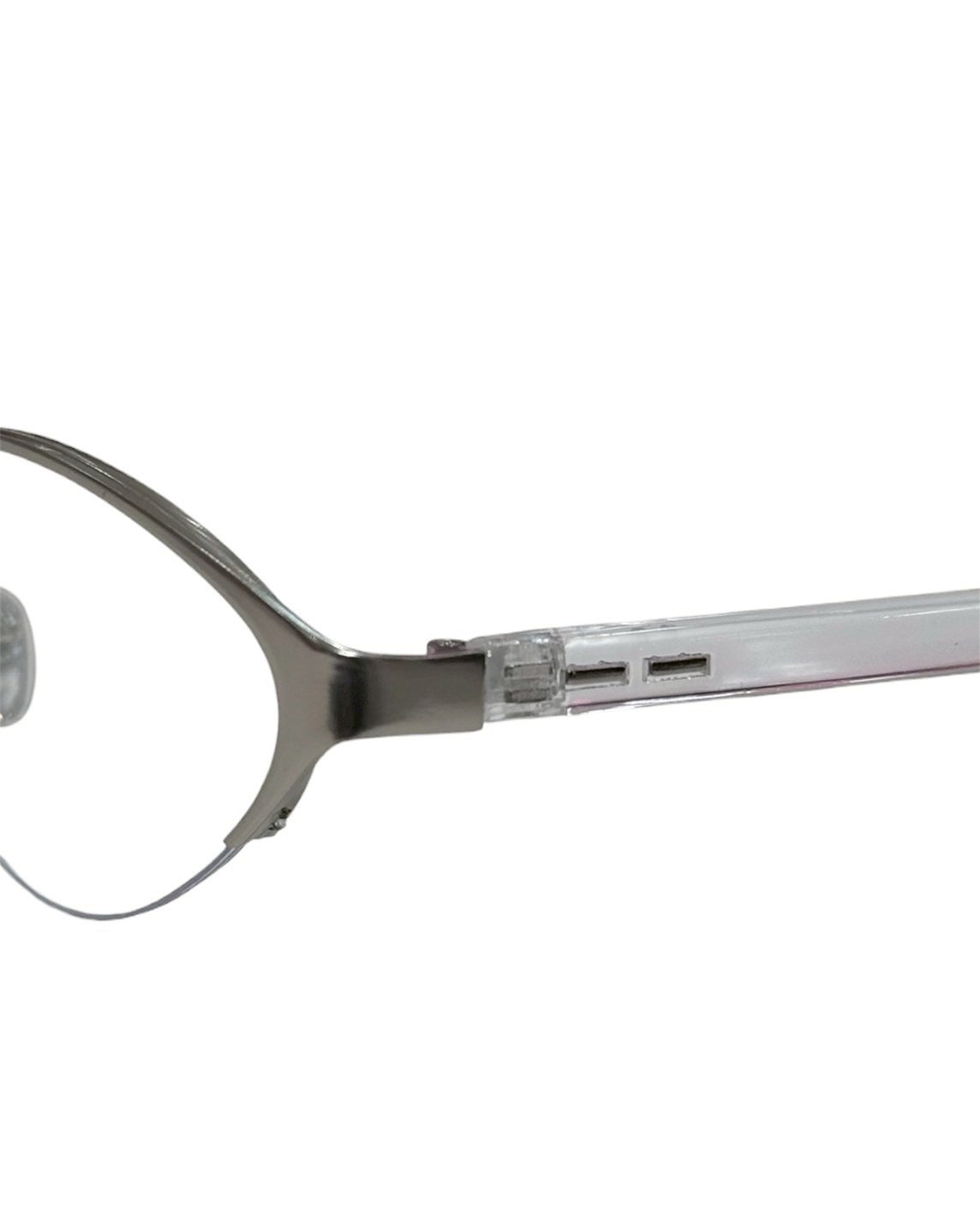 受注制【nmtc+】Stitch Metal Frame Nerd Glasses (2color)