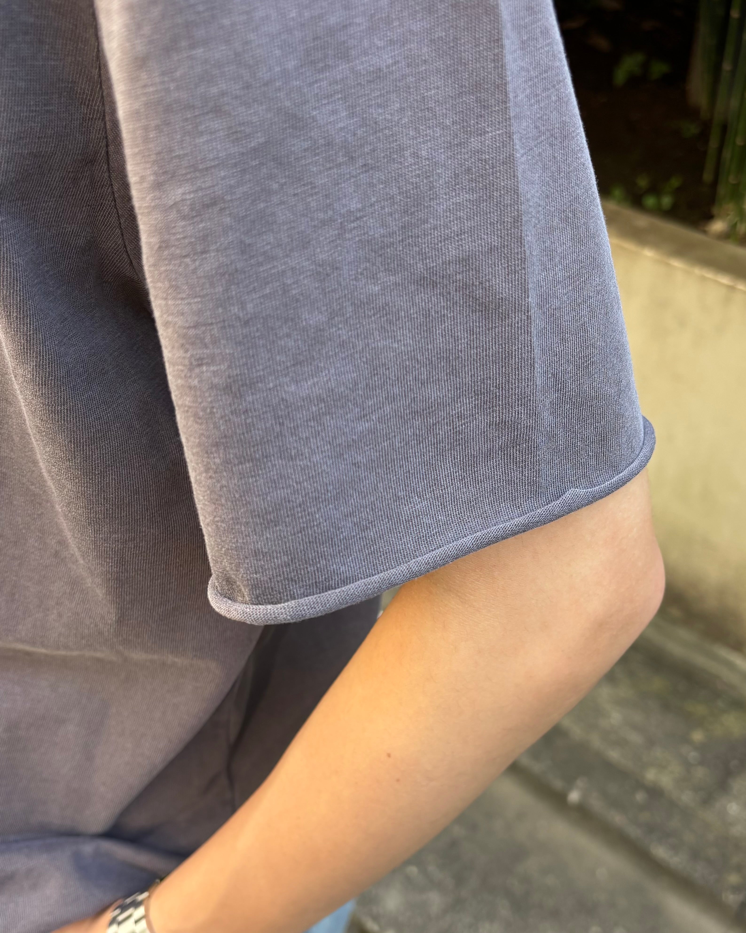 東京店WEB限定受注制【Chikashitsu +】cutting pigment tee (3color)