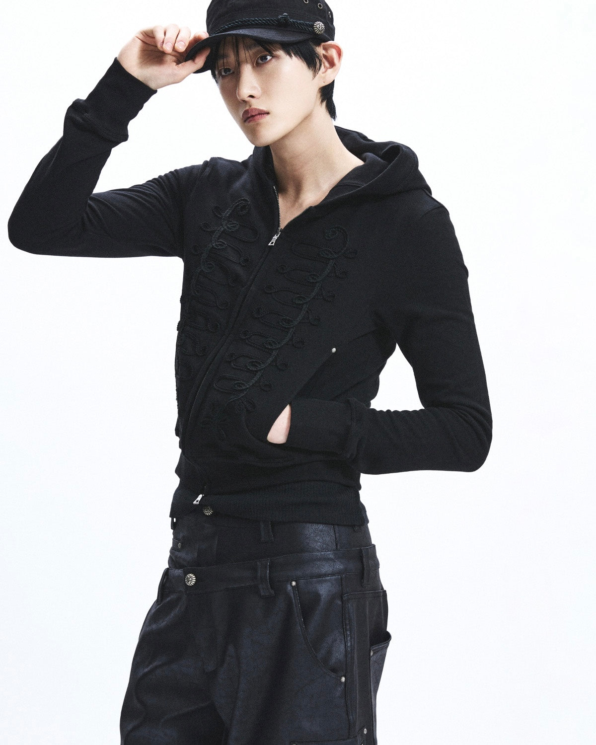 【LECYTO】Hussar Loop Zip-Up Hoodie