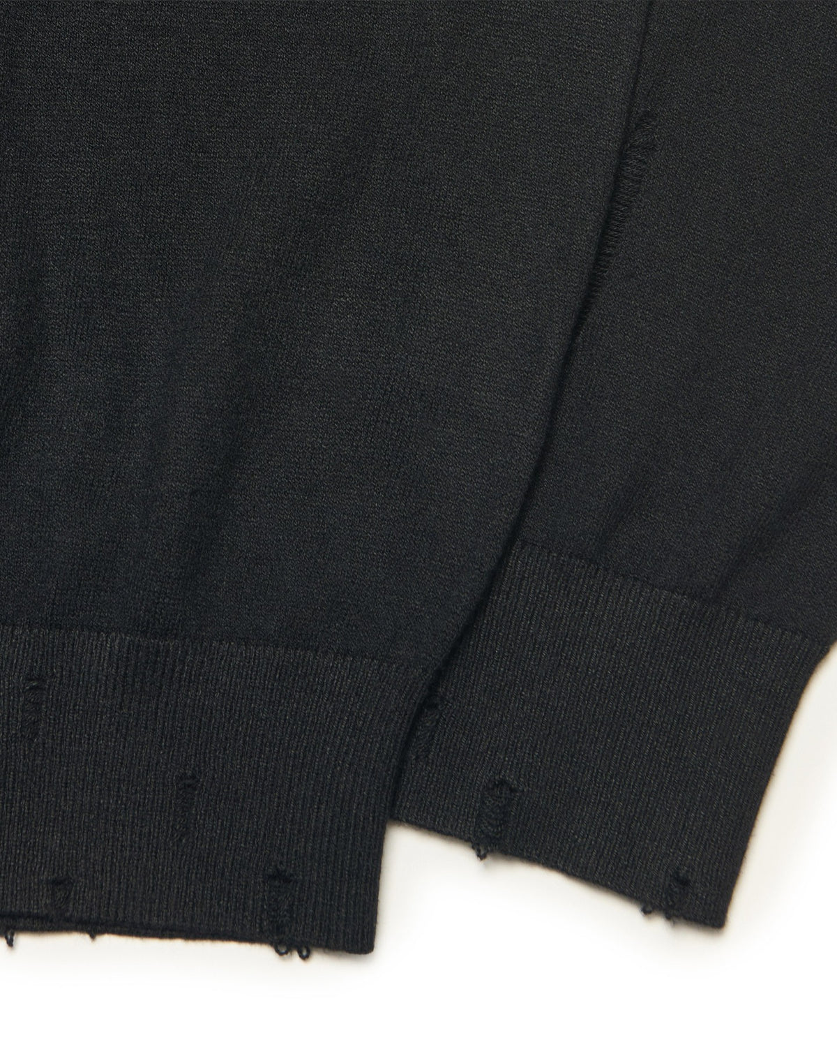 【NOMANUAL】DAMAGED WOOL KNIT