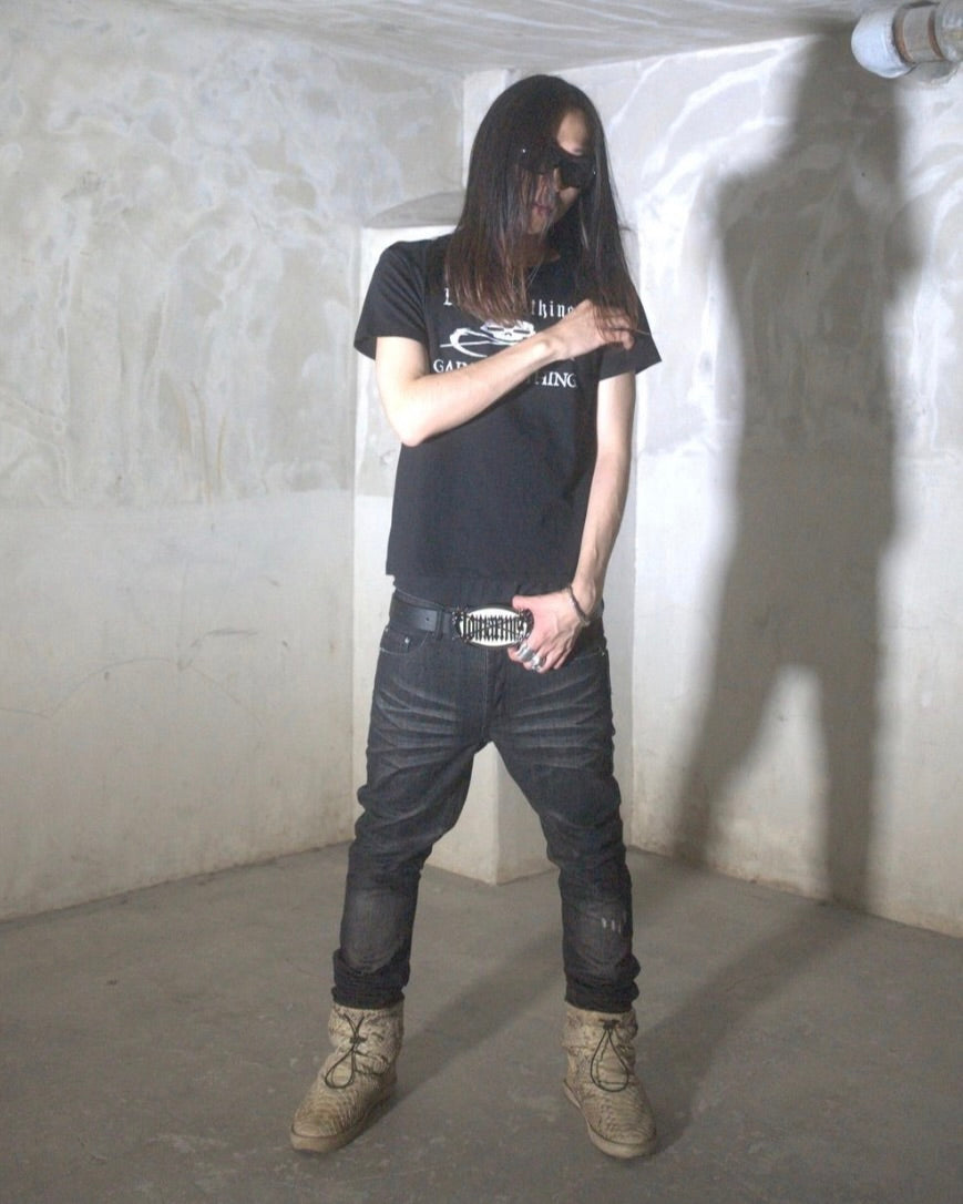 【LOIN ARMIS】Reversible scythe buckle belt