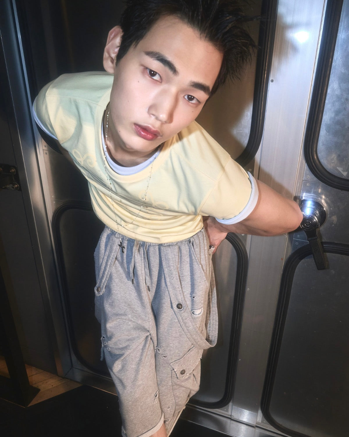 【LECYTO】Antique Mixxed Cross Necklace