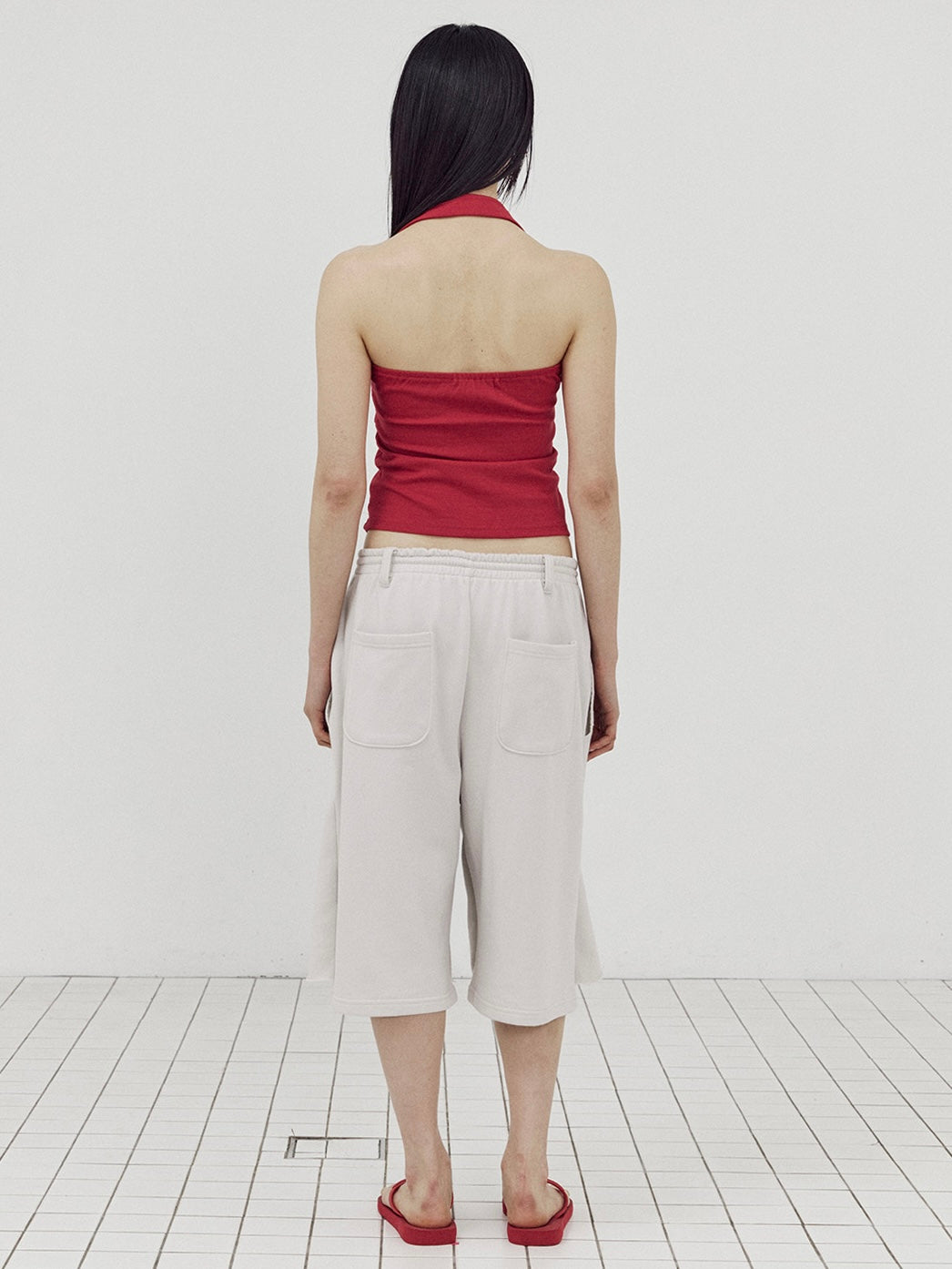 【SETUP-EXE】LOGO HALTER TANK TOP