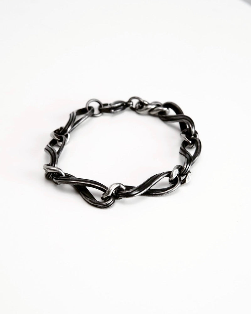 受注制【Chikashitsu +】wave chain bracelet