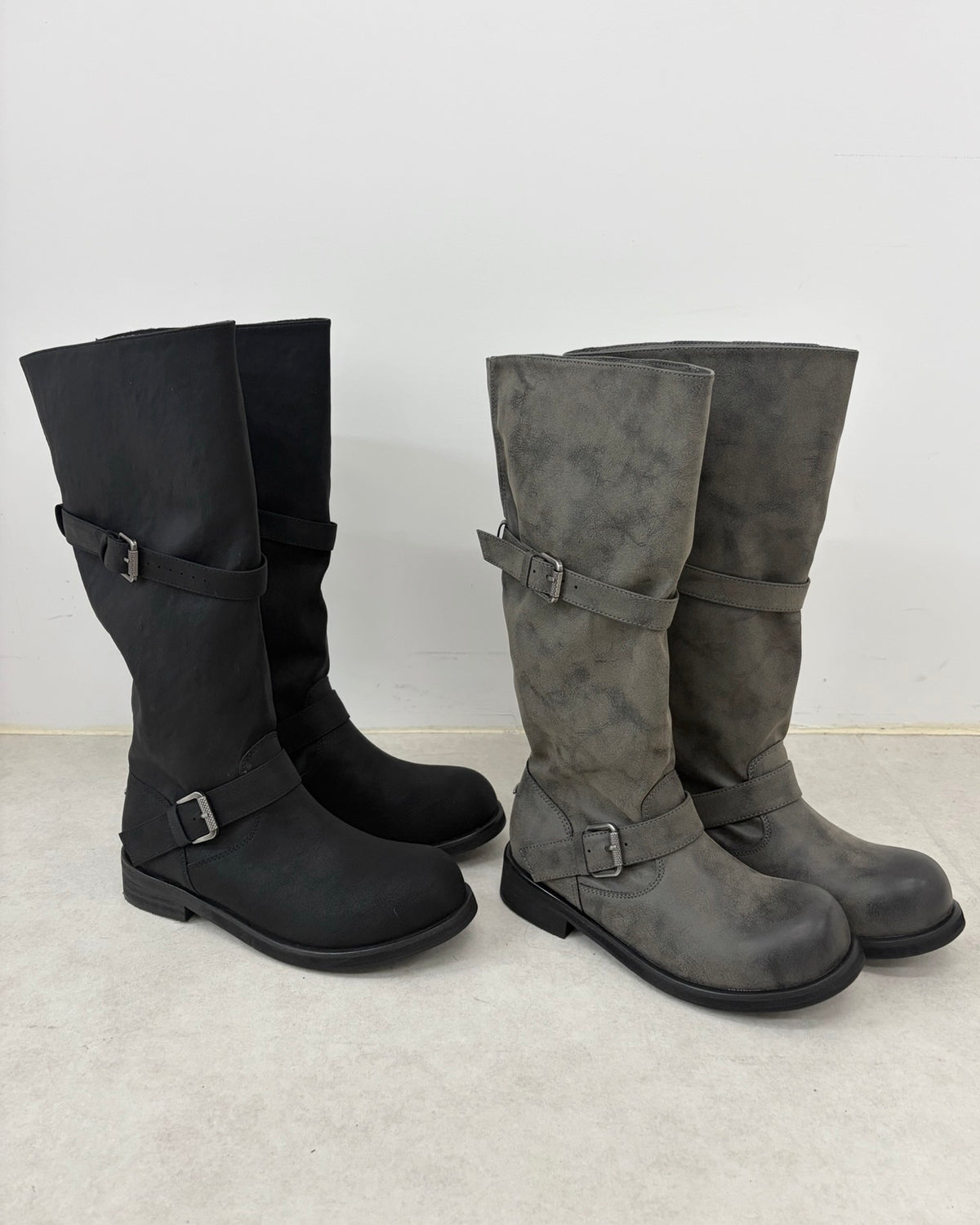 9/18 20:00 発売
国際配送【Nerd out XU】Long Engineer Boots