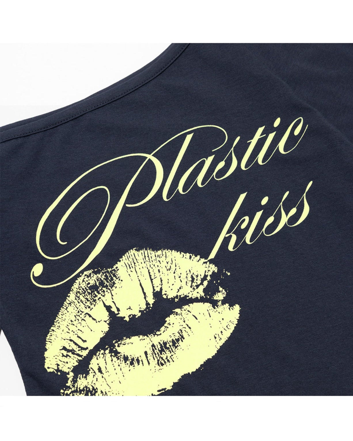 【FANCY CLUB】PLASTIC KISS ONE-SHOULDER TOP