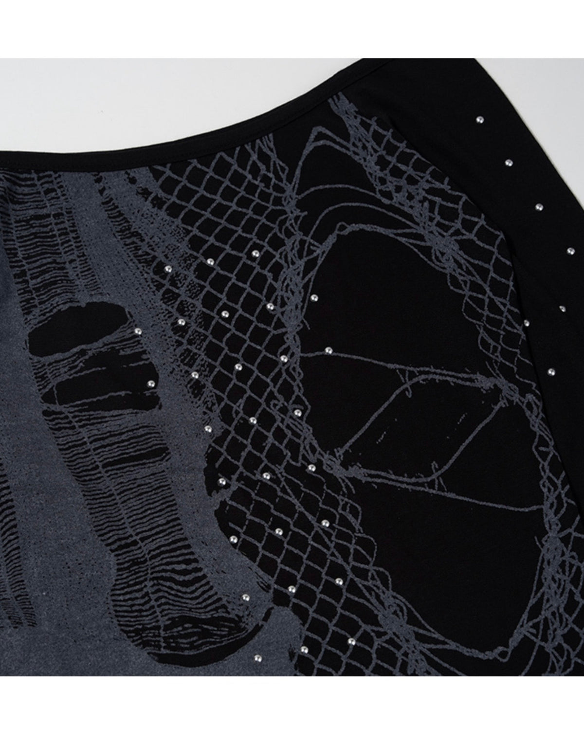 【FANCY CLUB】WEB STUD OFF-SHOULDER